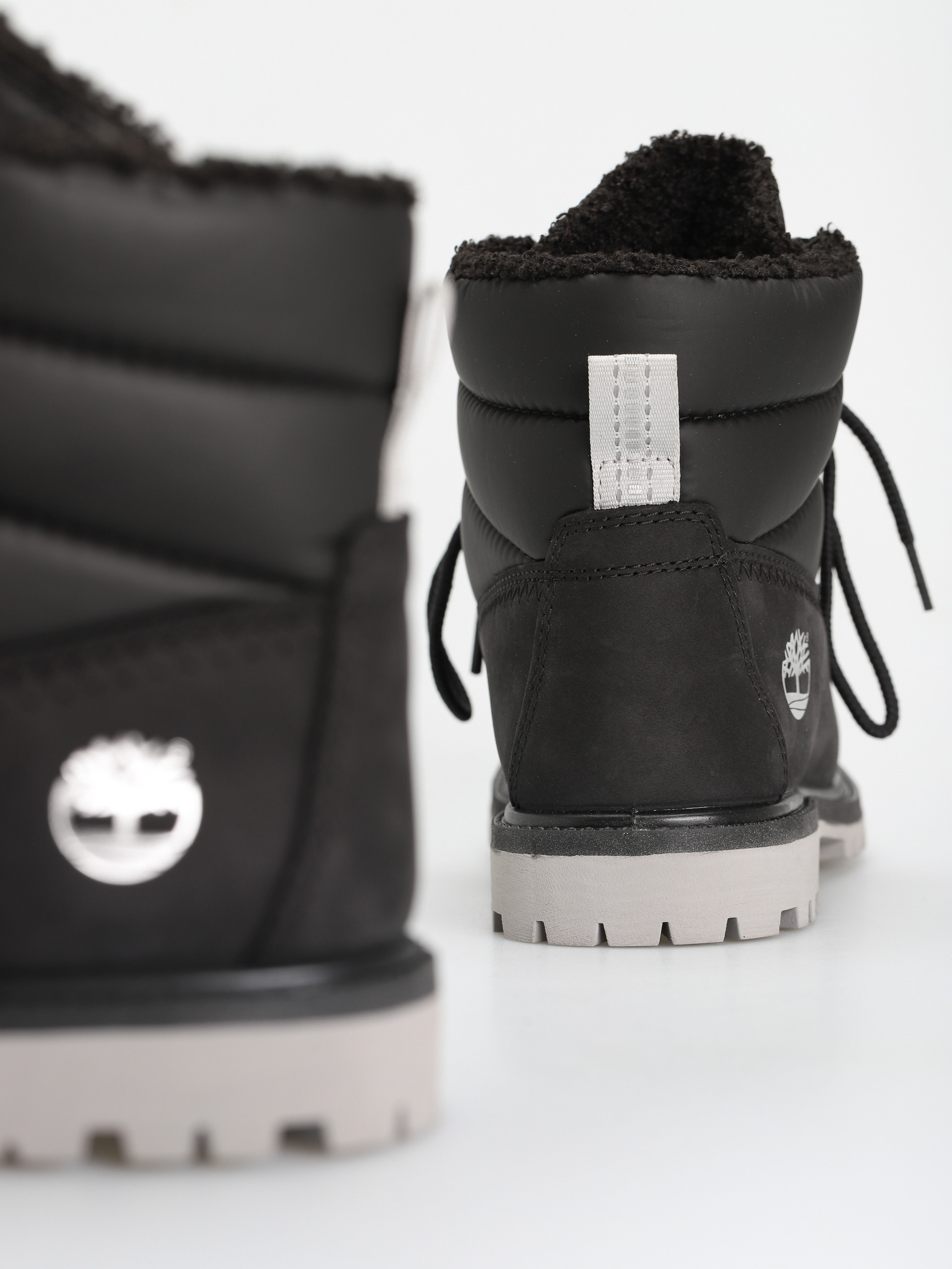 Timberland 6 Prem Puffer Bt Wp Cipők Wmn (black nubuck/silver)