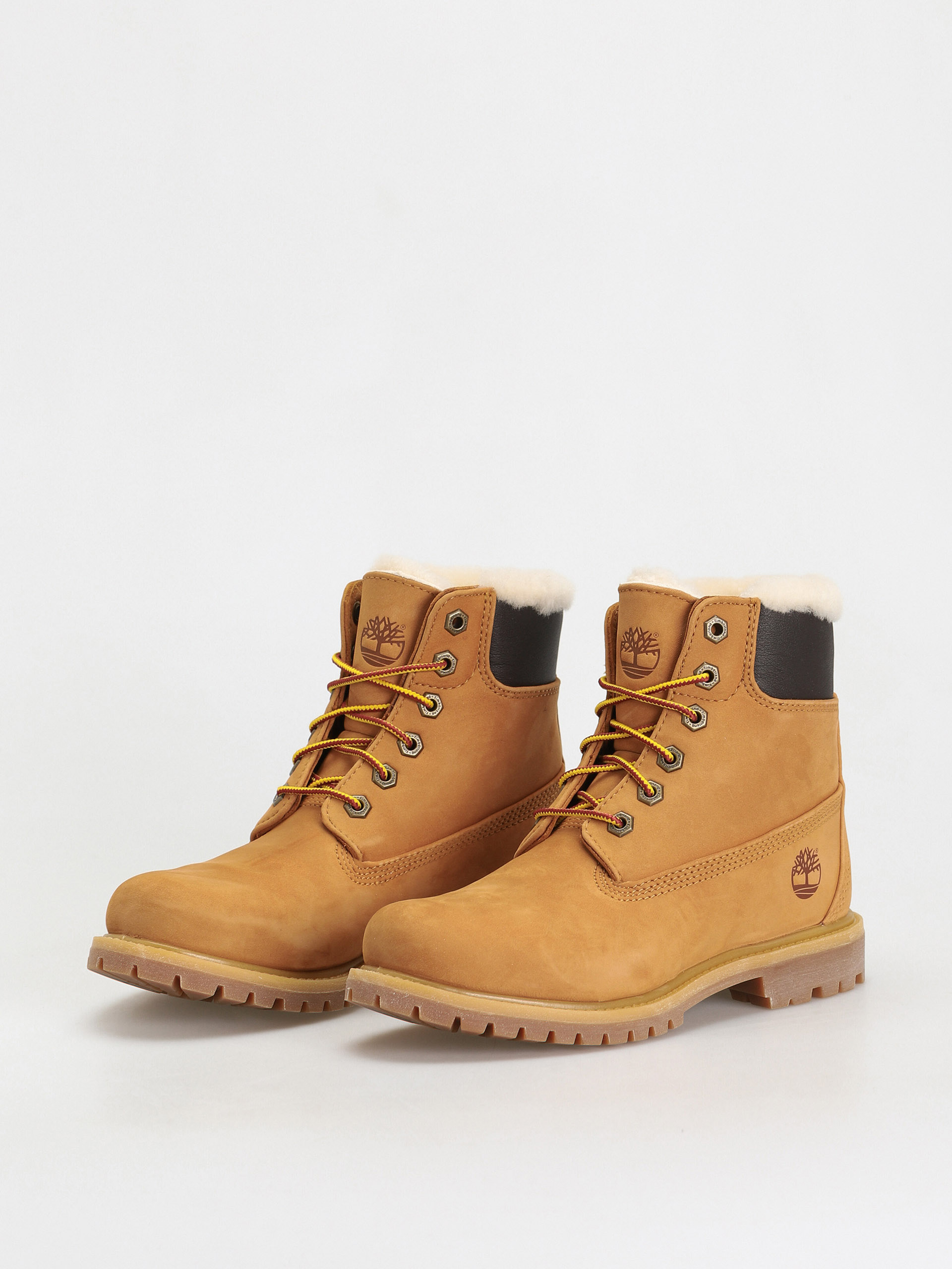 Timberland 6In Premium Shearling Cipők Wmn (wheat nubuck)