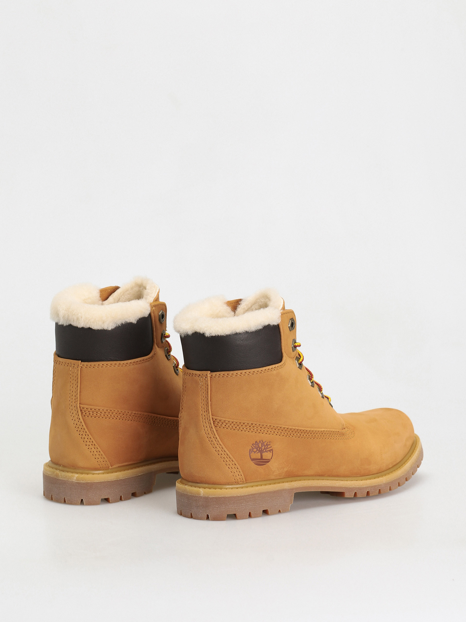 Timberland 6In Premium Shearling Cipők Wmn (wheat nubuck)