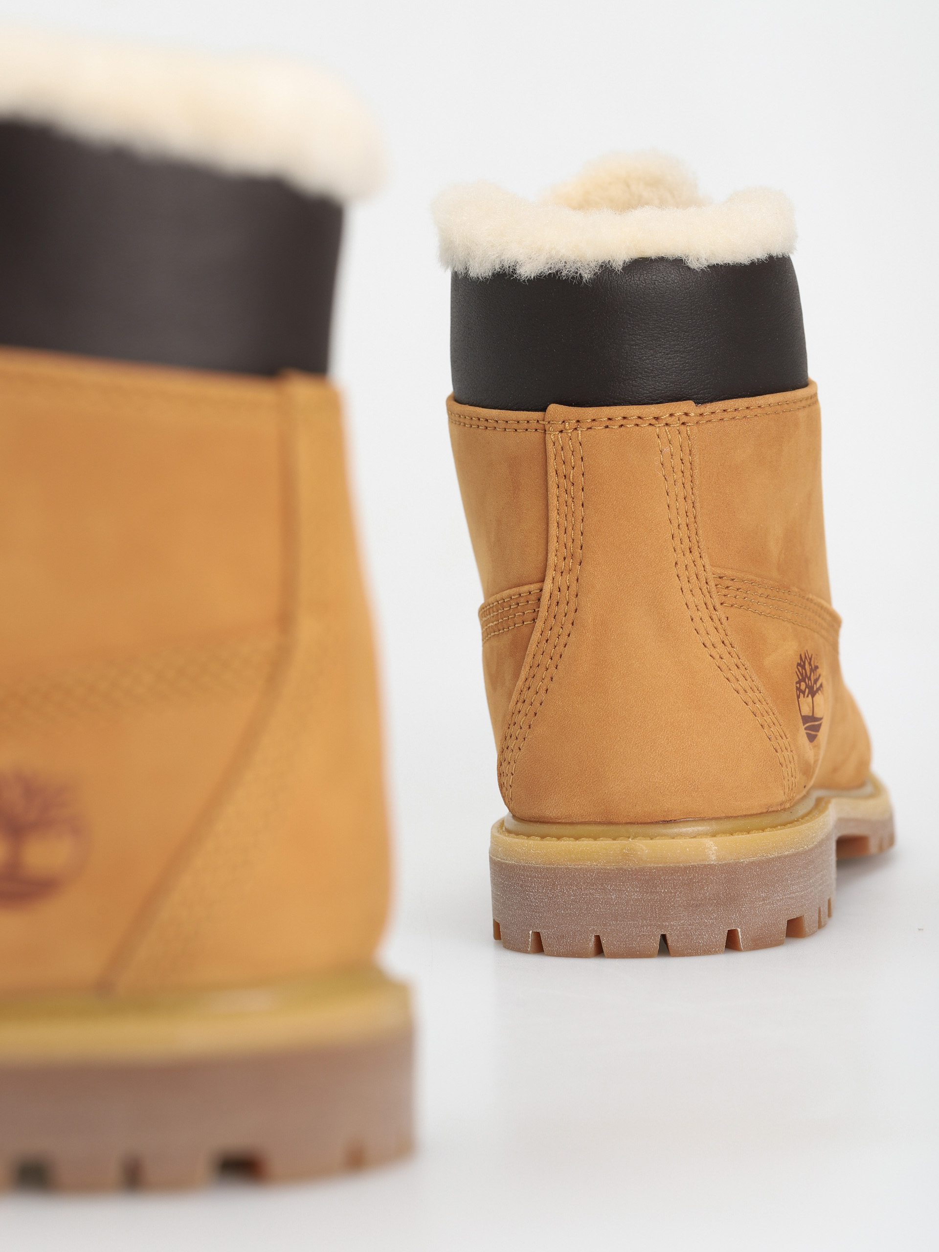 Timberland 6In Premium Shearling Cipők Wmn (wheat nubuck)