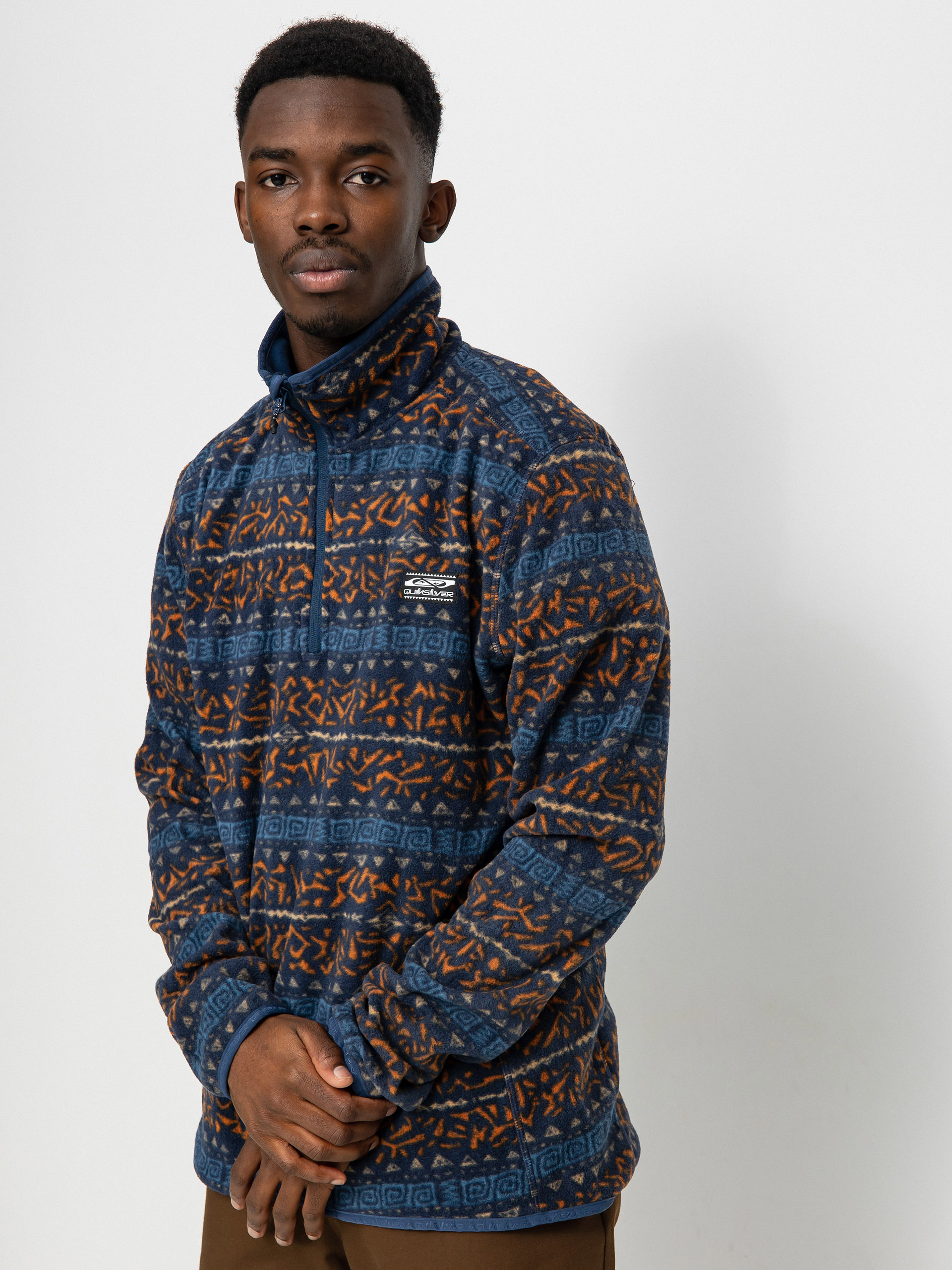 Férfi Quiksilver Aker Hz Polár pulóver (nordic channel insig)