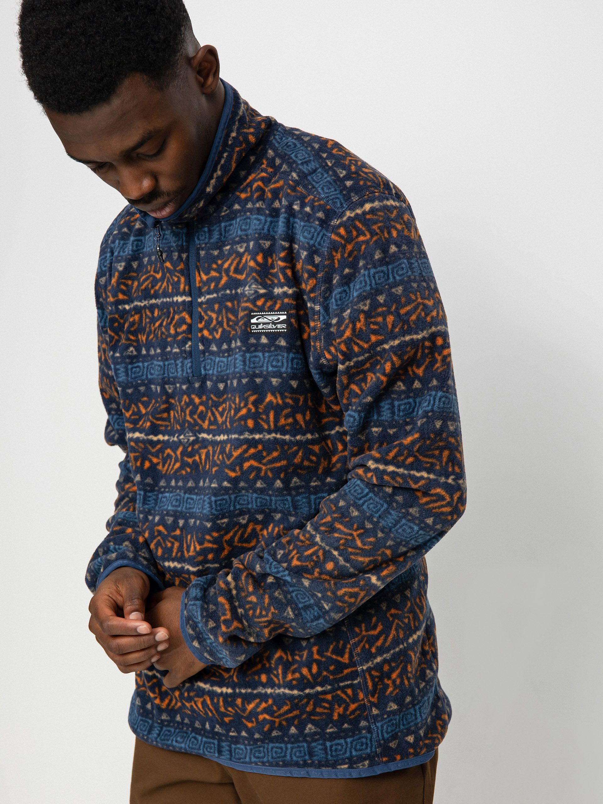 Férfi Quiksilver Aker Hz Polár pulóver (nordic channel insig)