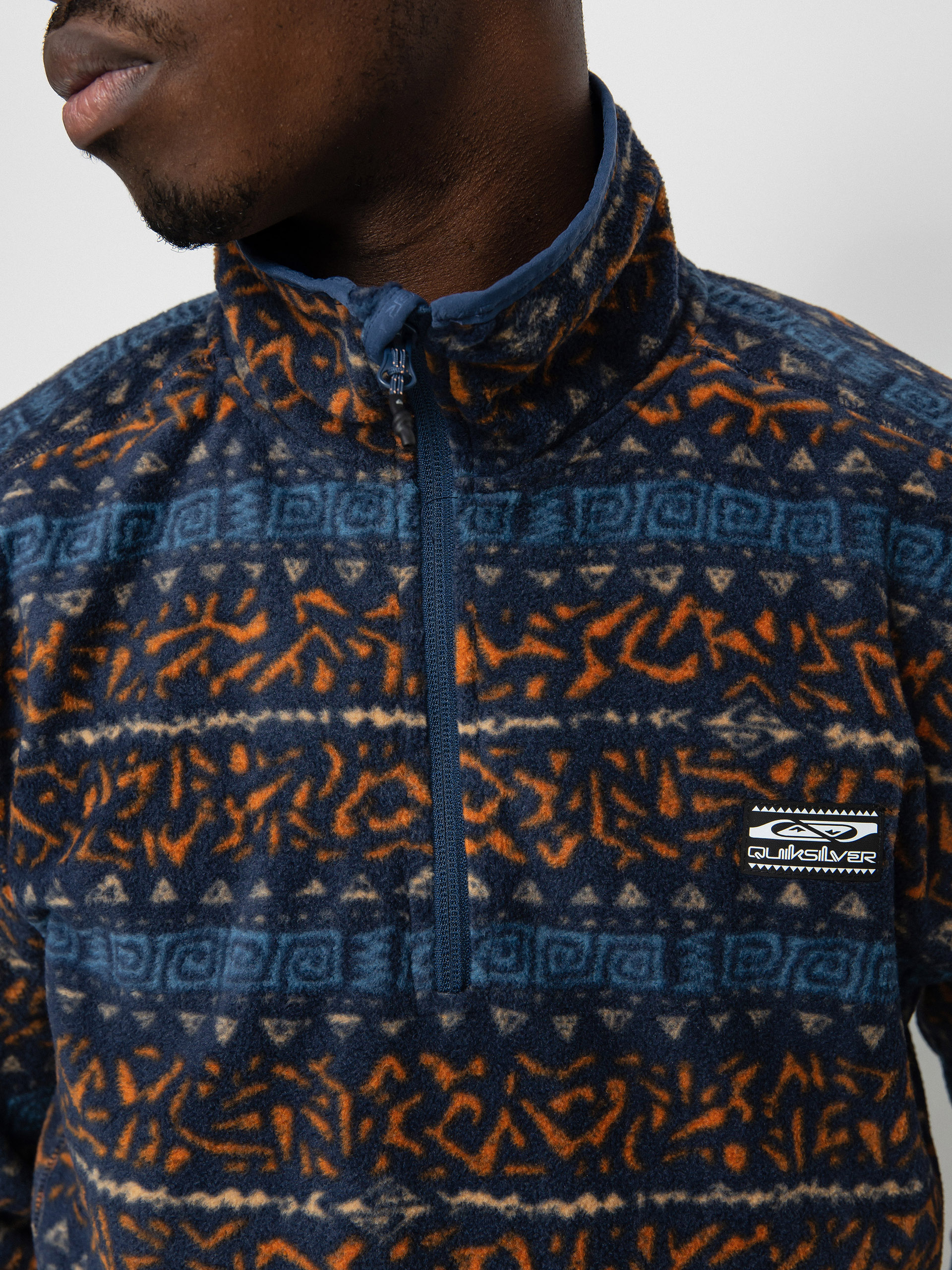 Férfi Quiksilver Aker Hz Polár pulóver (nordic channel insig)