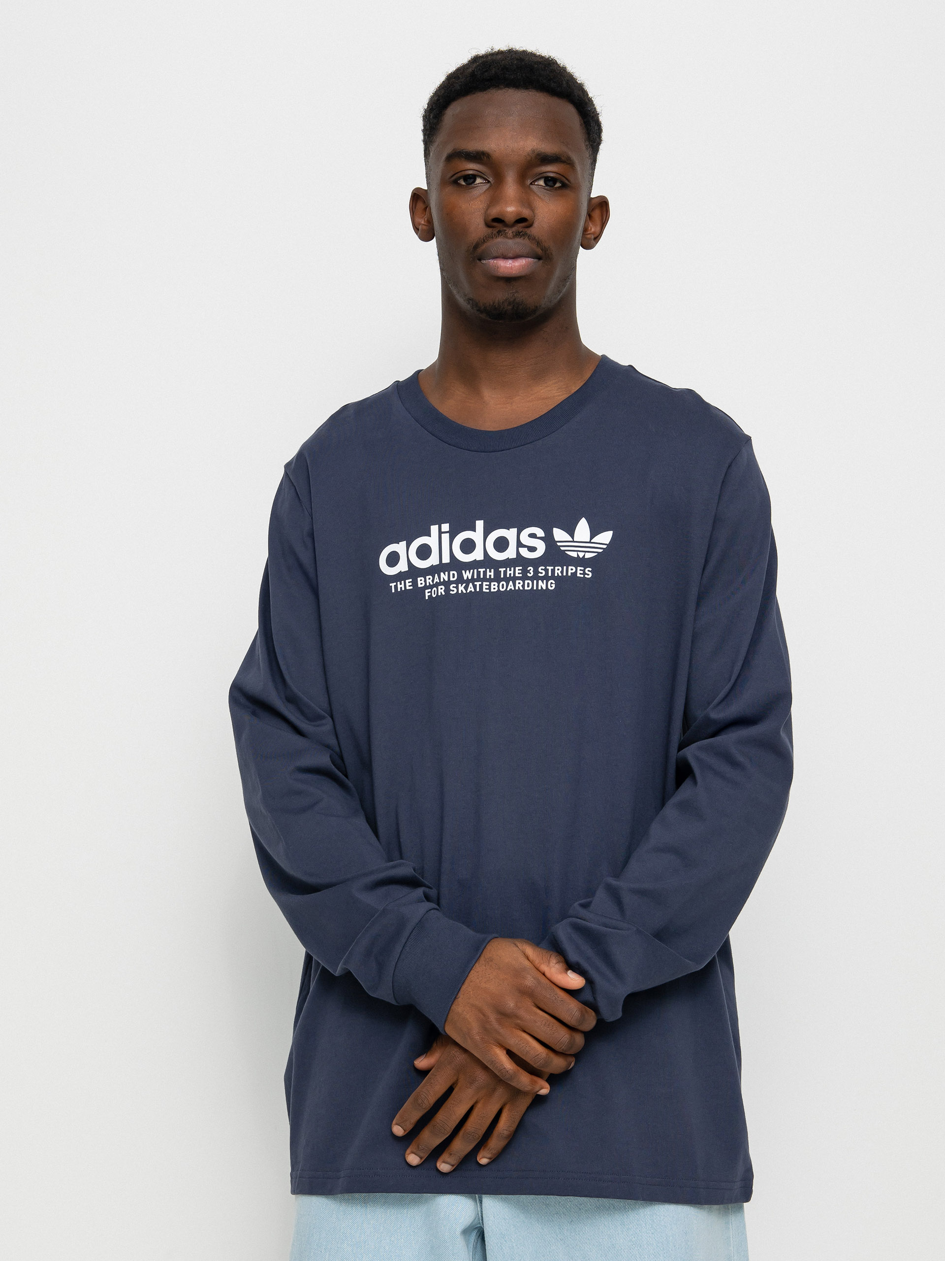 adidas 4.0 Logo Hosszú ujjú felső (shanav/white)