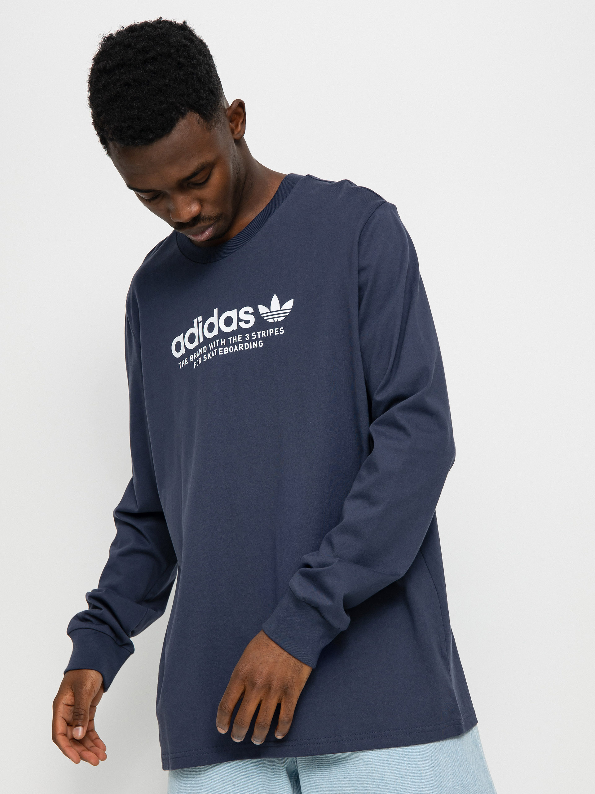 adidas 4.0 Logo Hosszú ujjú felső (shanav/white)
