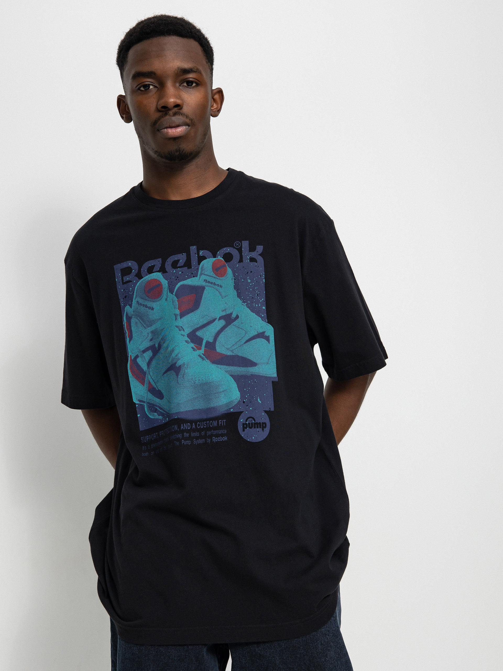 Reebok GS Retro Pump Ujjatlan felső (black)