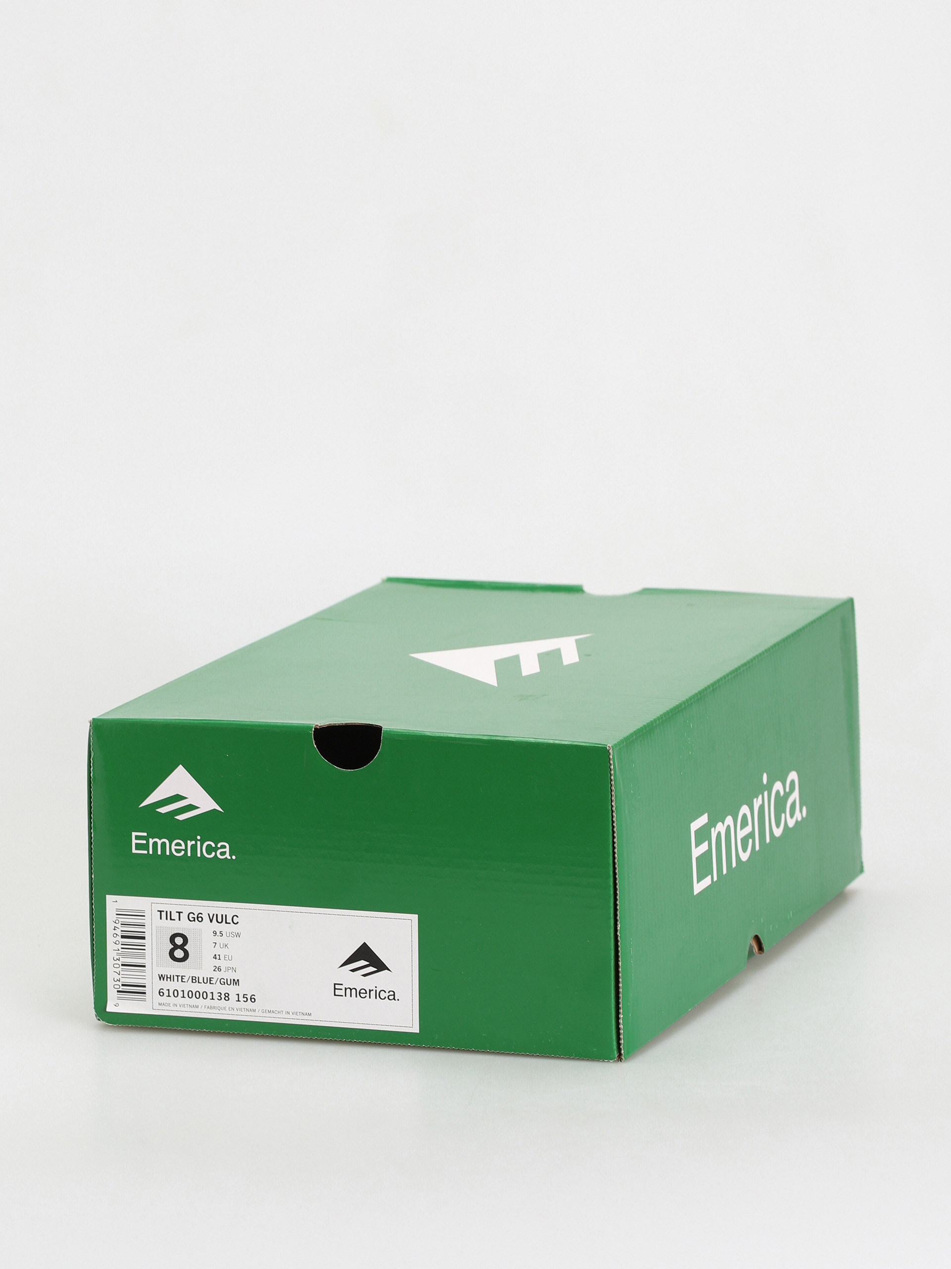 Emerica Tilt G6 Vulc Cipők (white/blue/gum)