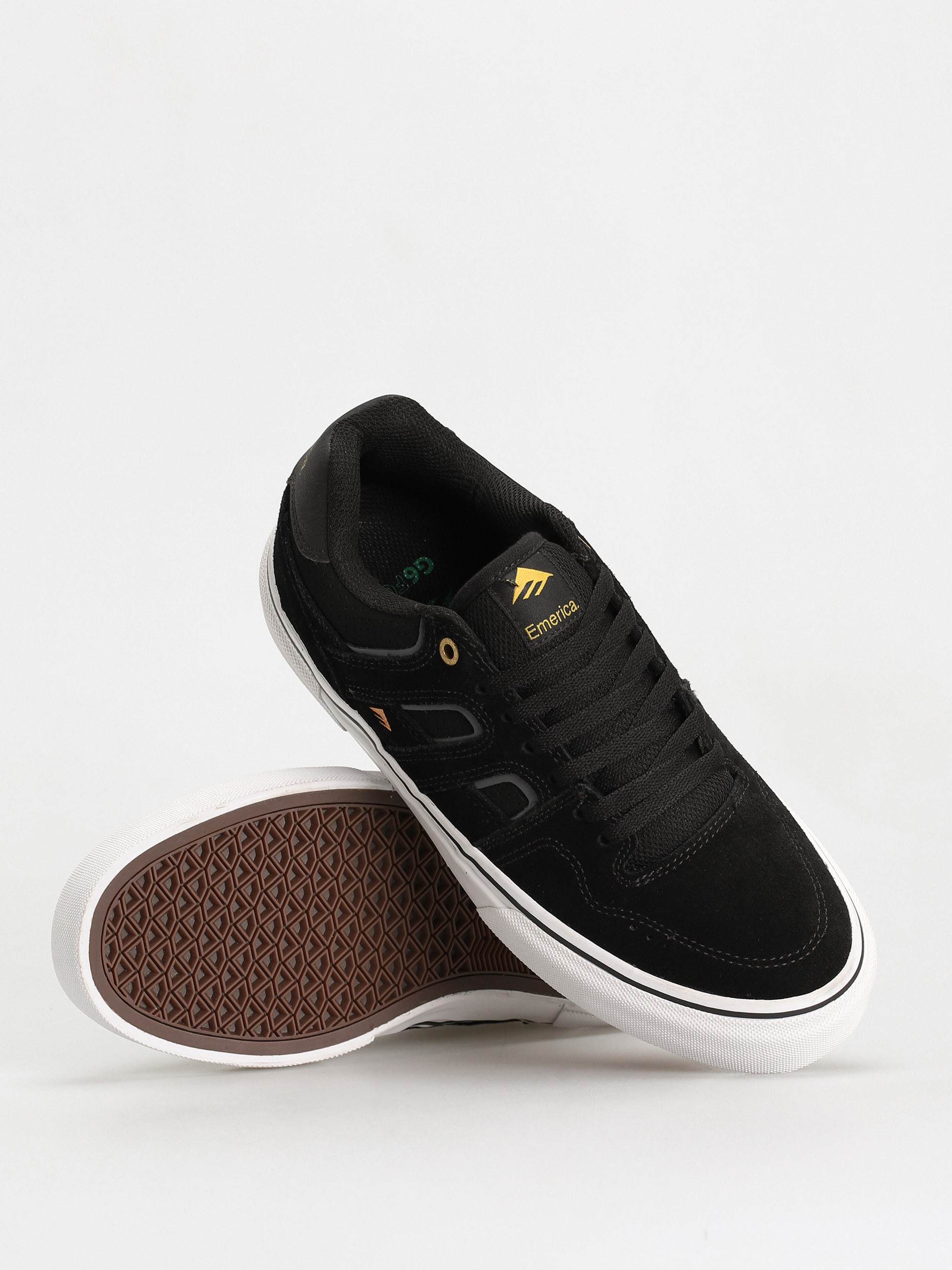 Emerica Tilt G6 Vulc Cipők (black/white/gold)