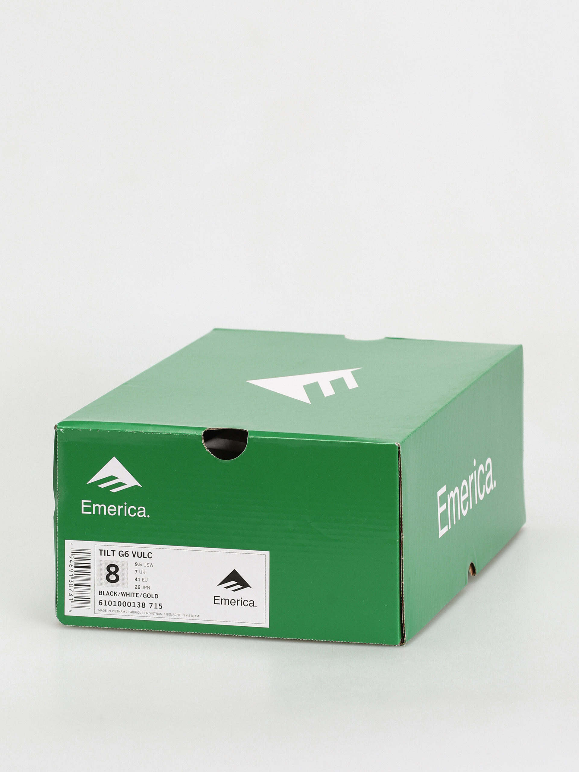 Emerica Tilt G6 Vulc Cipők (black/white/gold)