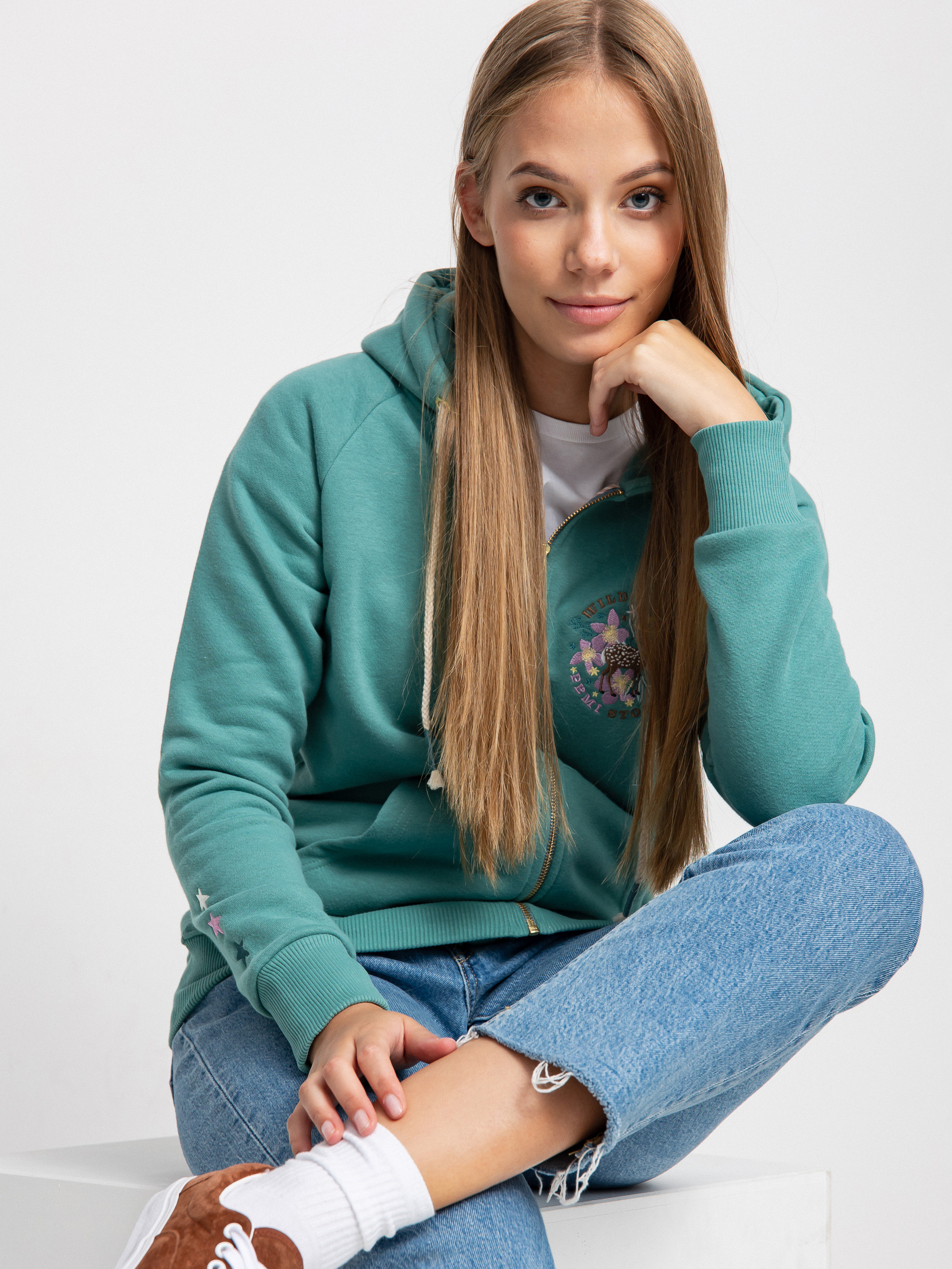 Femi Stories Ini ZHD Kapucnis pulóver Wmn (demr)