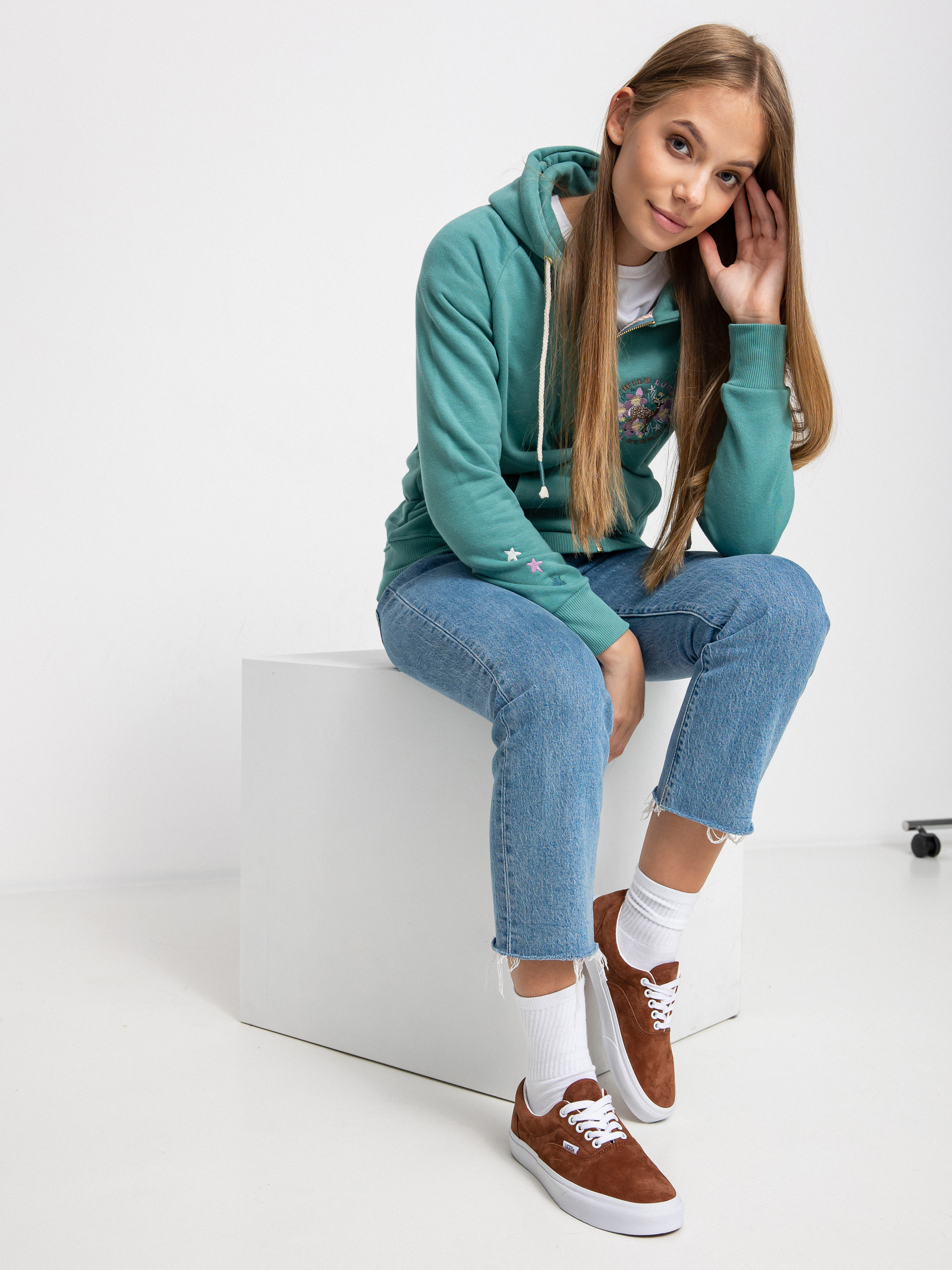 Femi Stories Ini ZHD Kapucnis pulóver Wmn (demr)