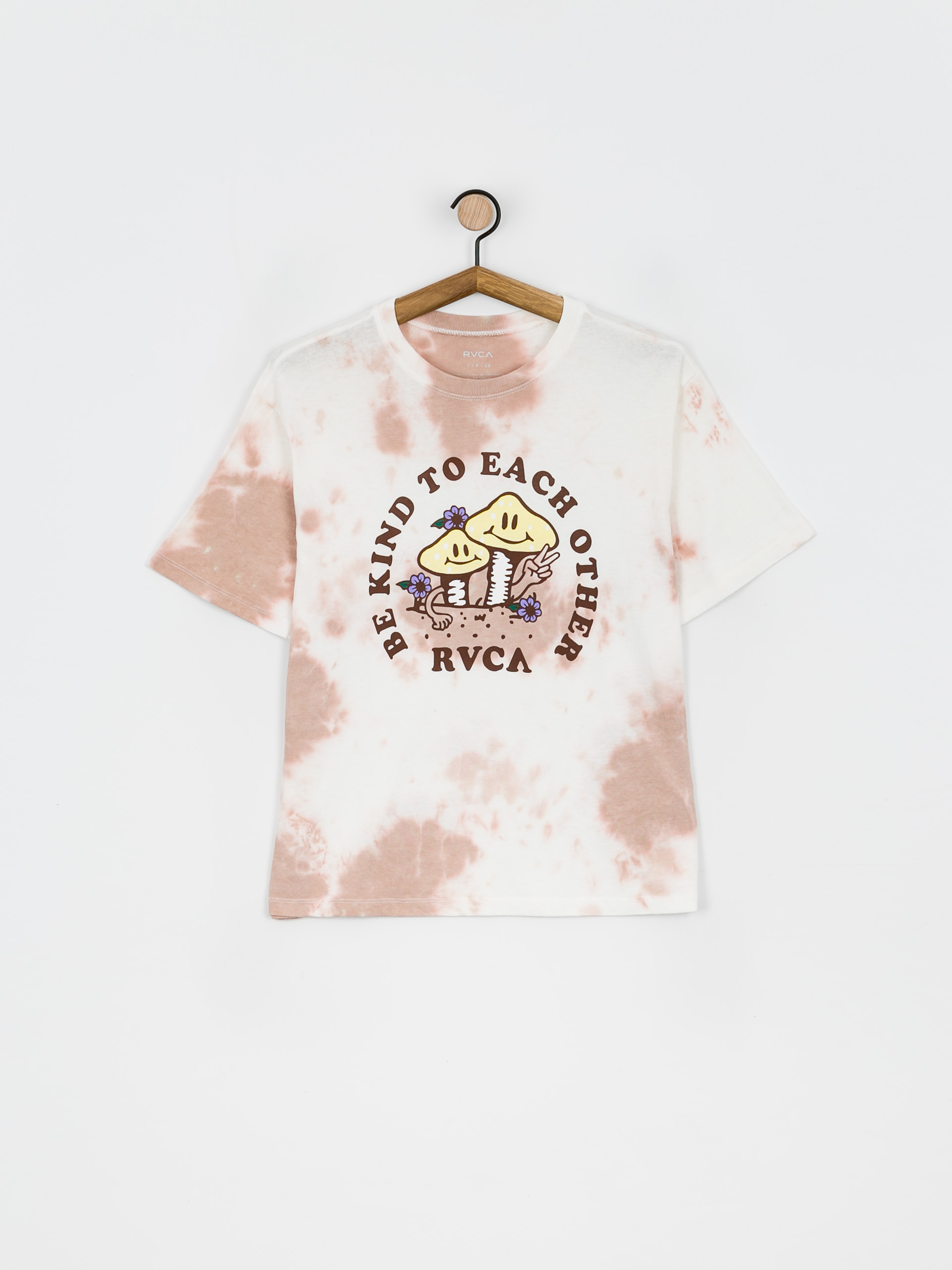 RVCA Be Kind póló Wmn (dusty rose)