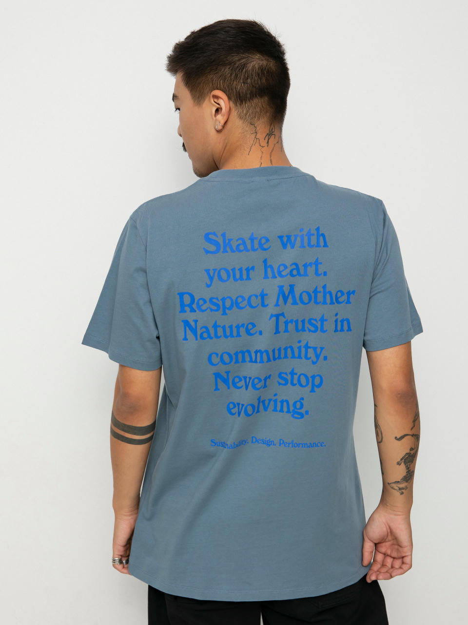 Cariuma Skate with your Heart Ujjatlan felső (mirage blue)