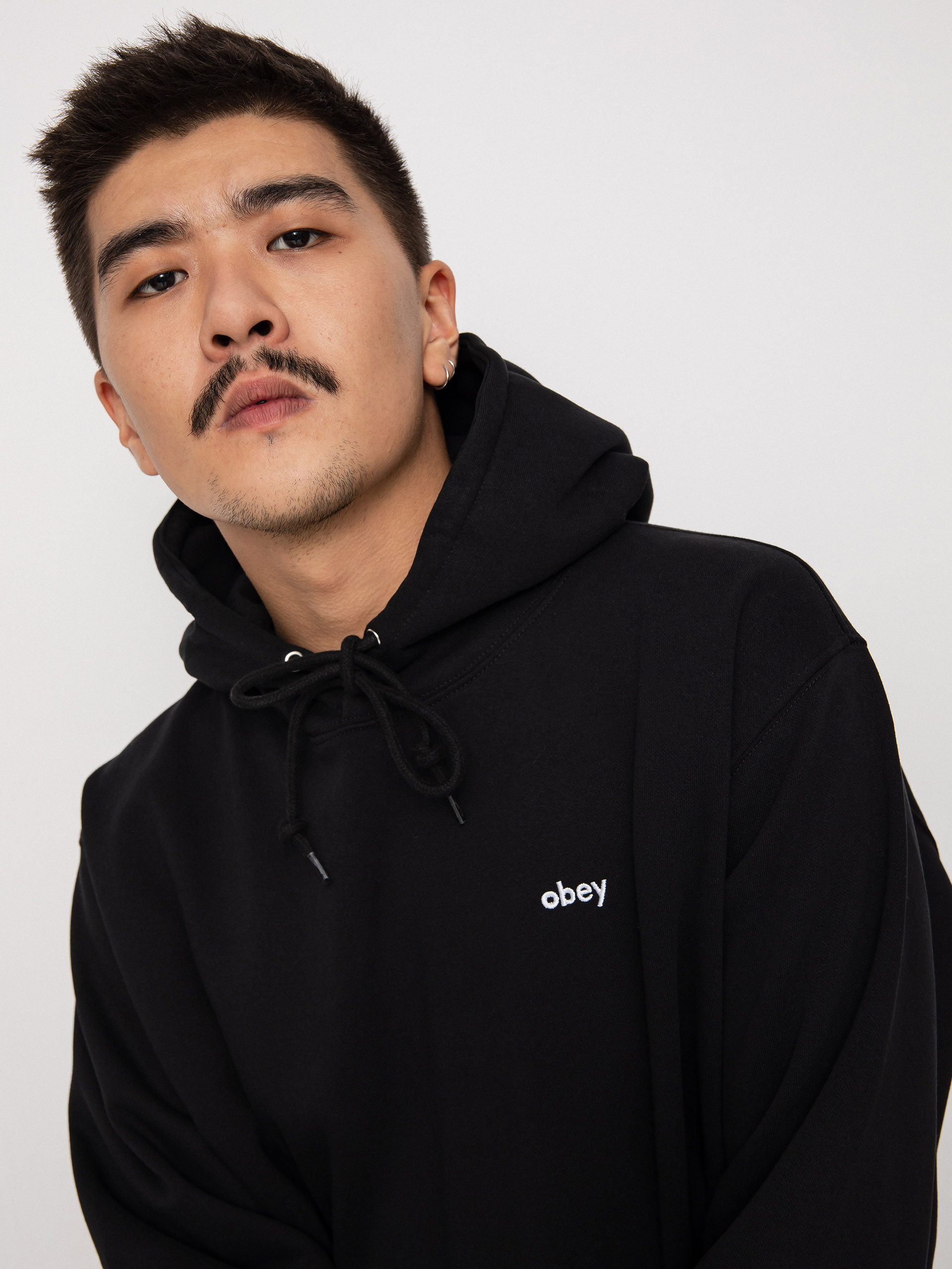 OBEY Tab HD Kapucnis pulóver (black)