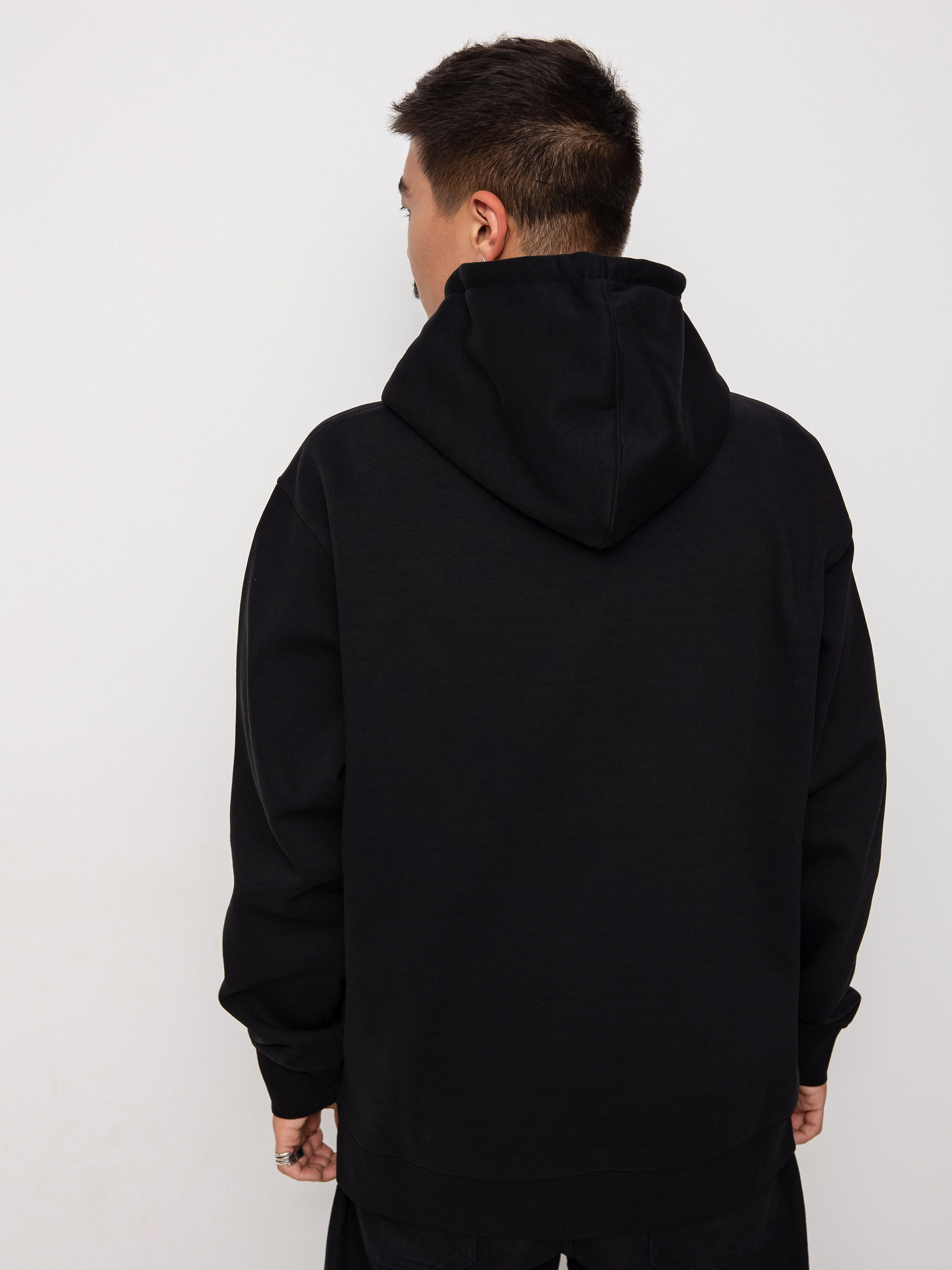 OBEY Lowercase HD Kapucnis pulóver (black)