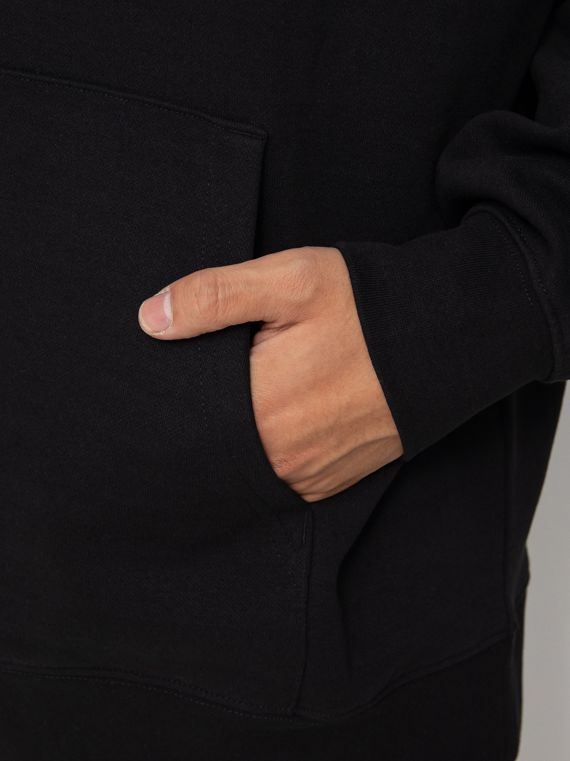 OBEY Lowercase HD Kapucnis pulóver (black)