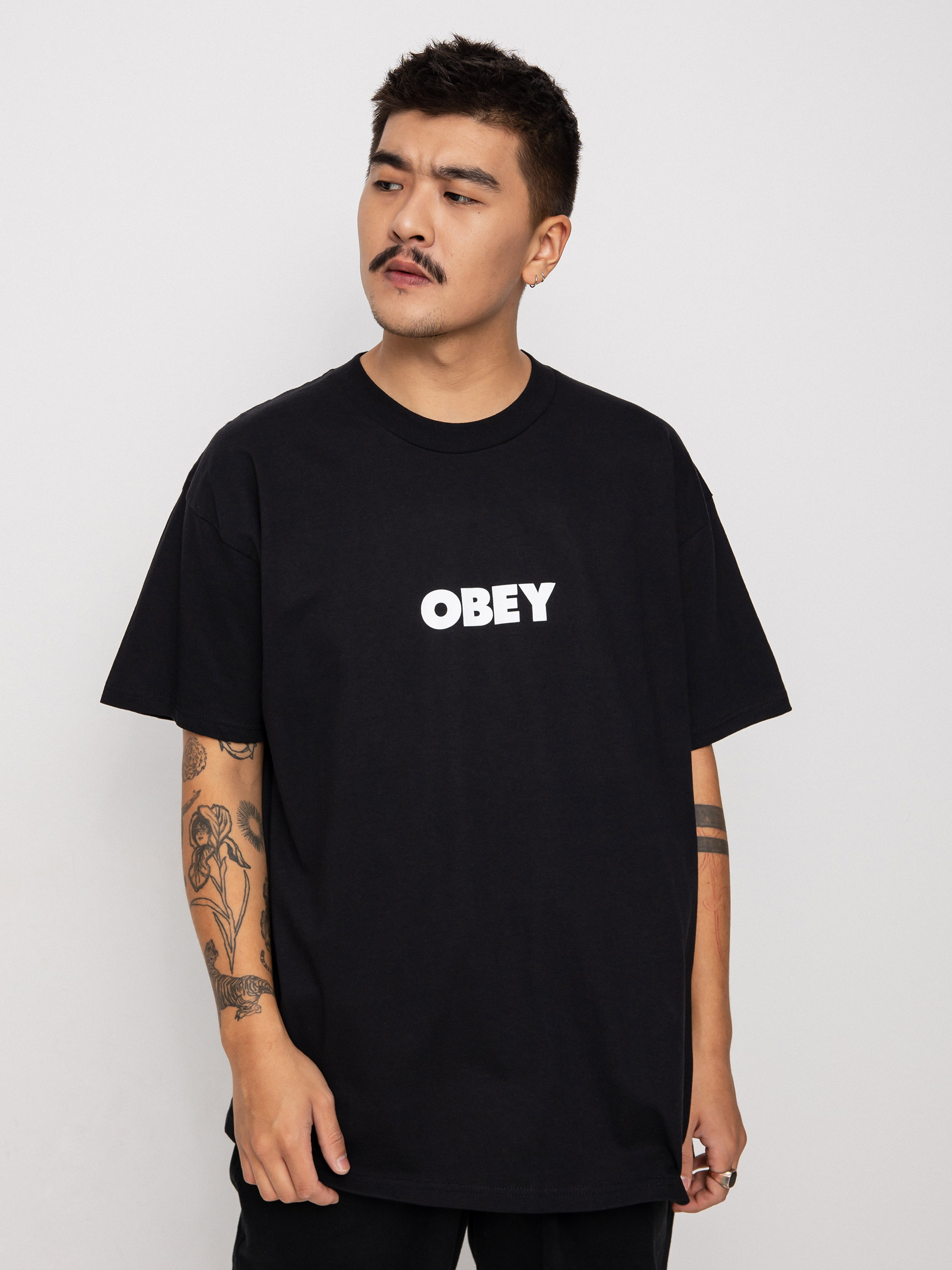 OBEY Bold Ujjatlan felső (black)