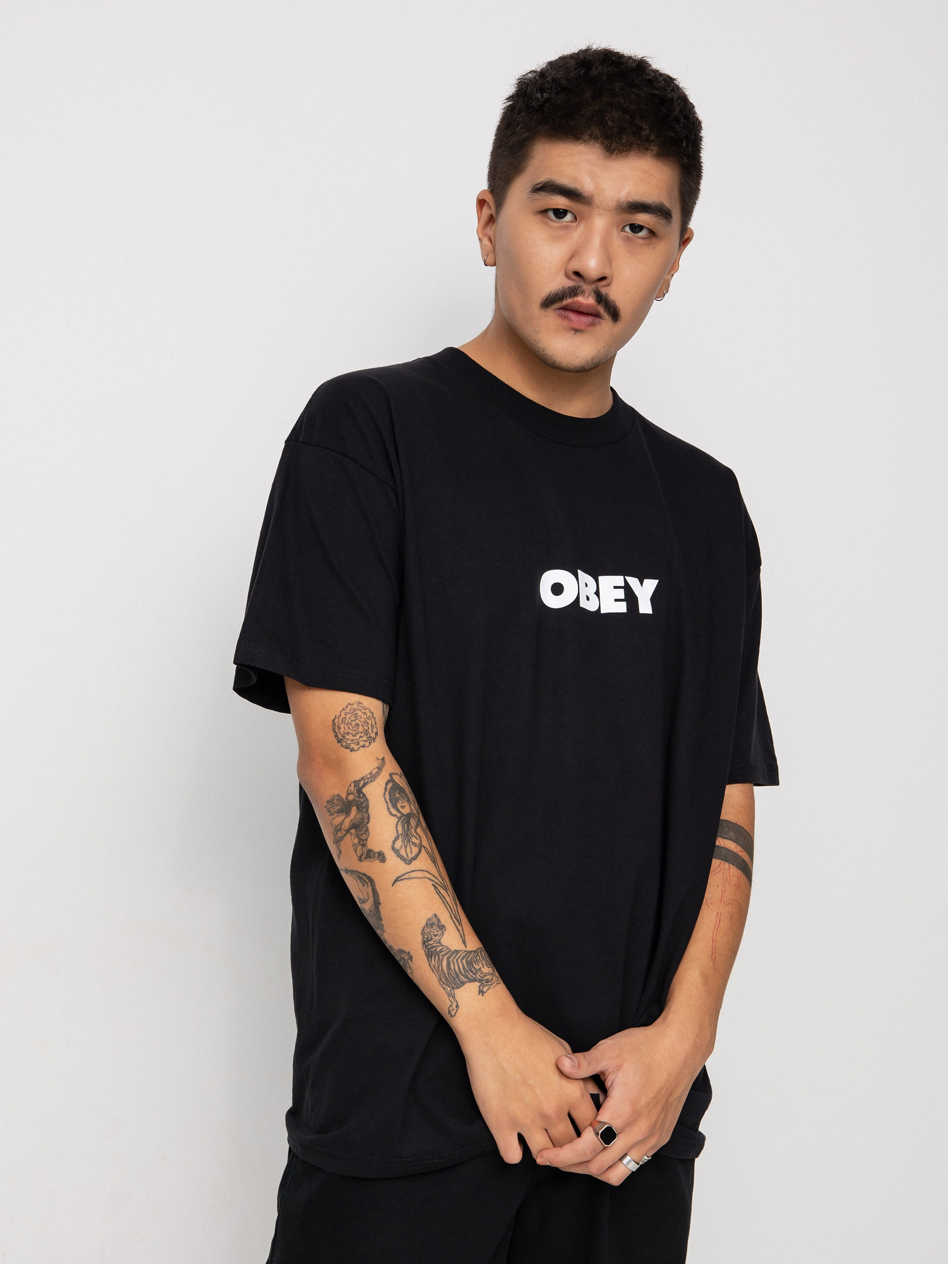 OBEY Bold Ujjatlan felső (black)