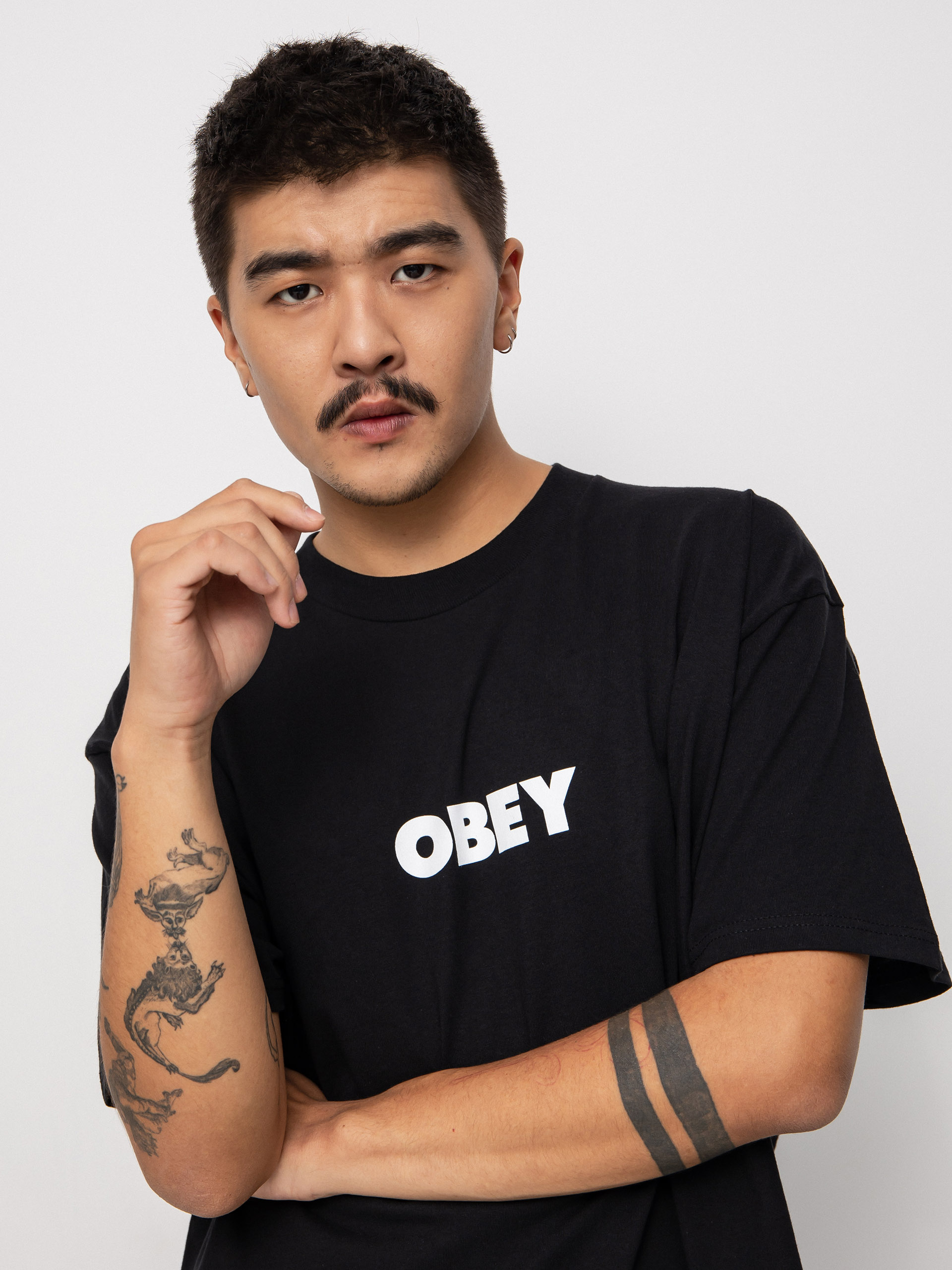 OBEY Bold Ujjatlan felső (black)
