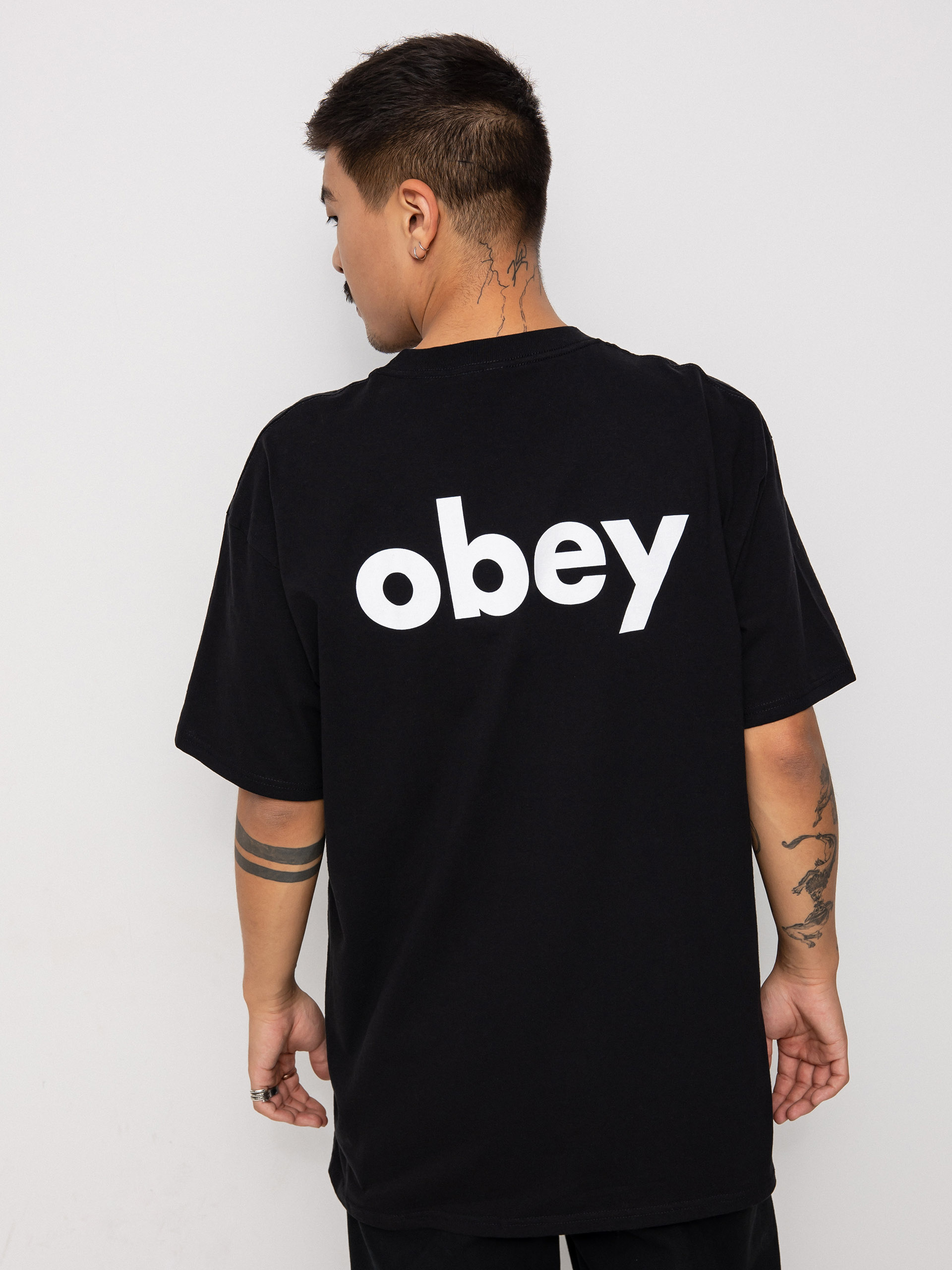 OBEY Lower Case Póló (black)