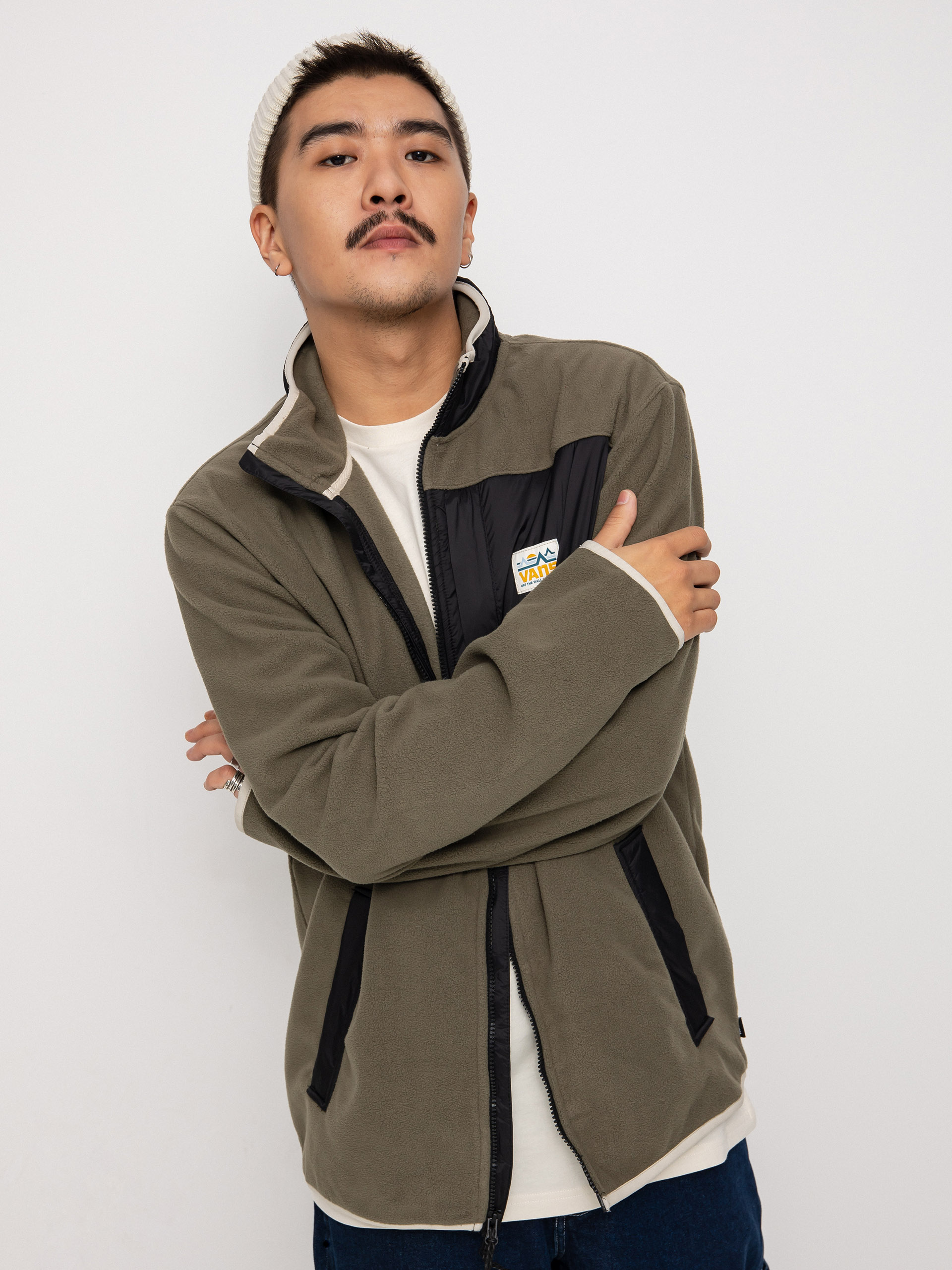 Férfi Vans Mt Full Zip Polár pulóver (grape leaf/black)