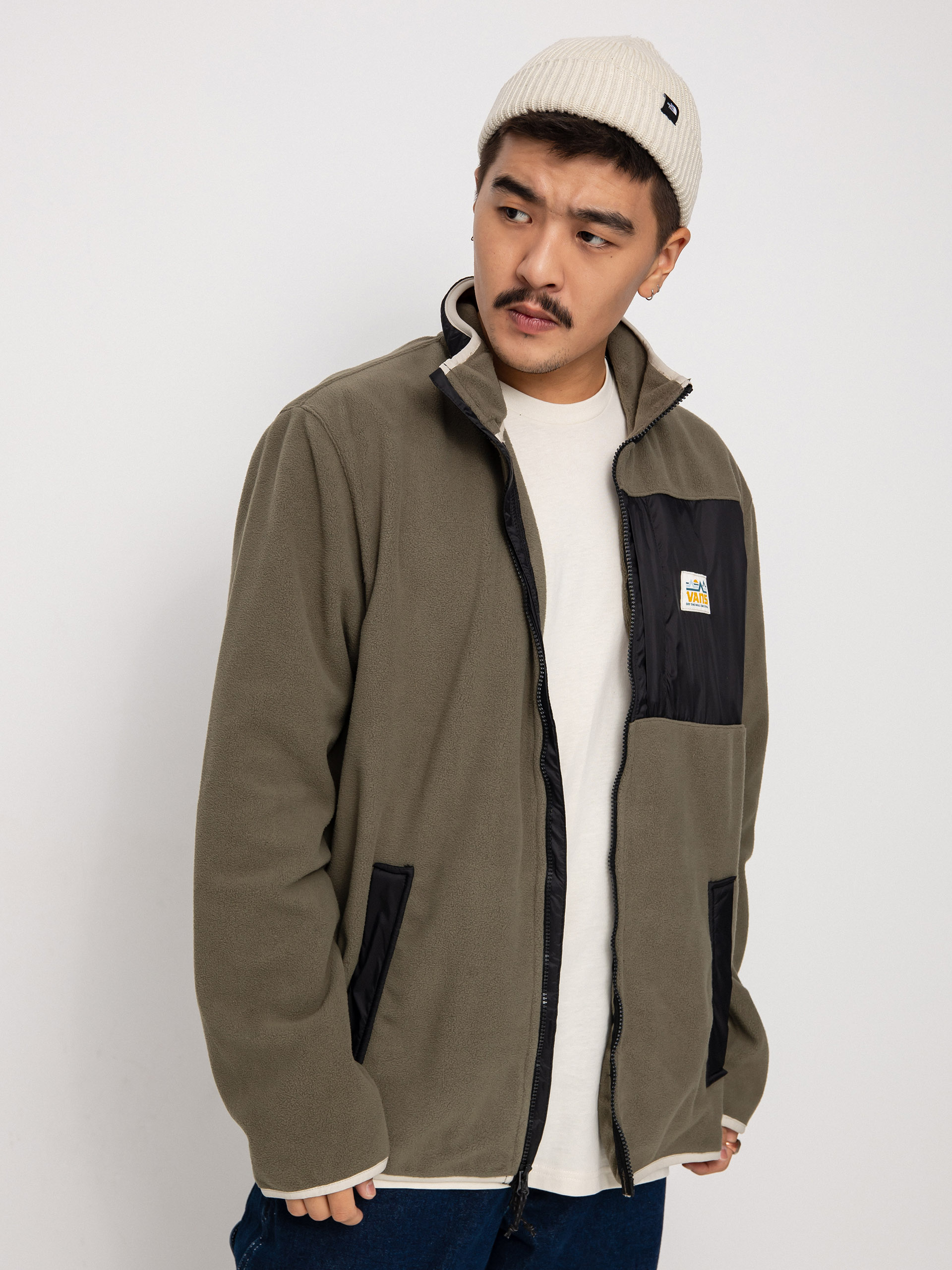 Férfi Vans Mt Full Zip Polár pulóver (grape leaf/black)