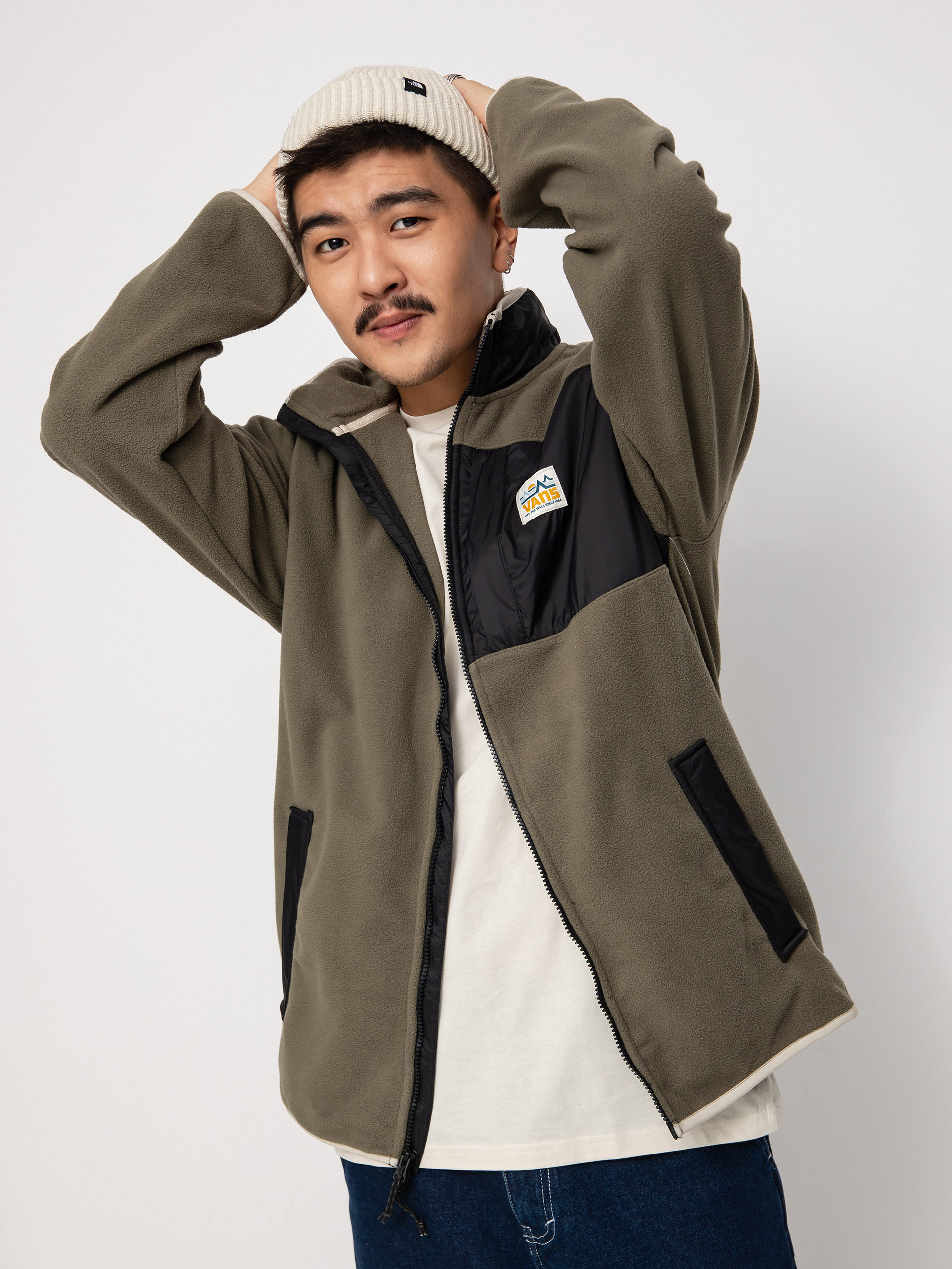 Férfi Vans Mt Full Zip Polár pulóver (grape leaf/black)