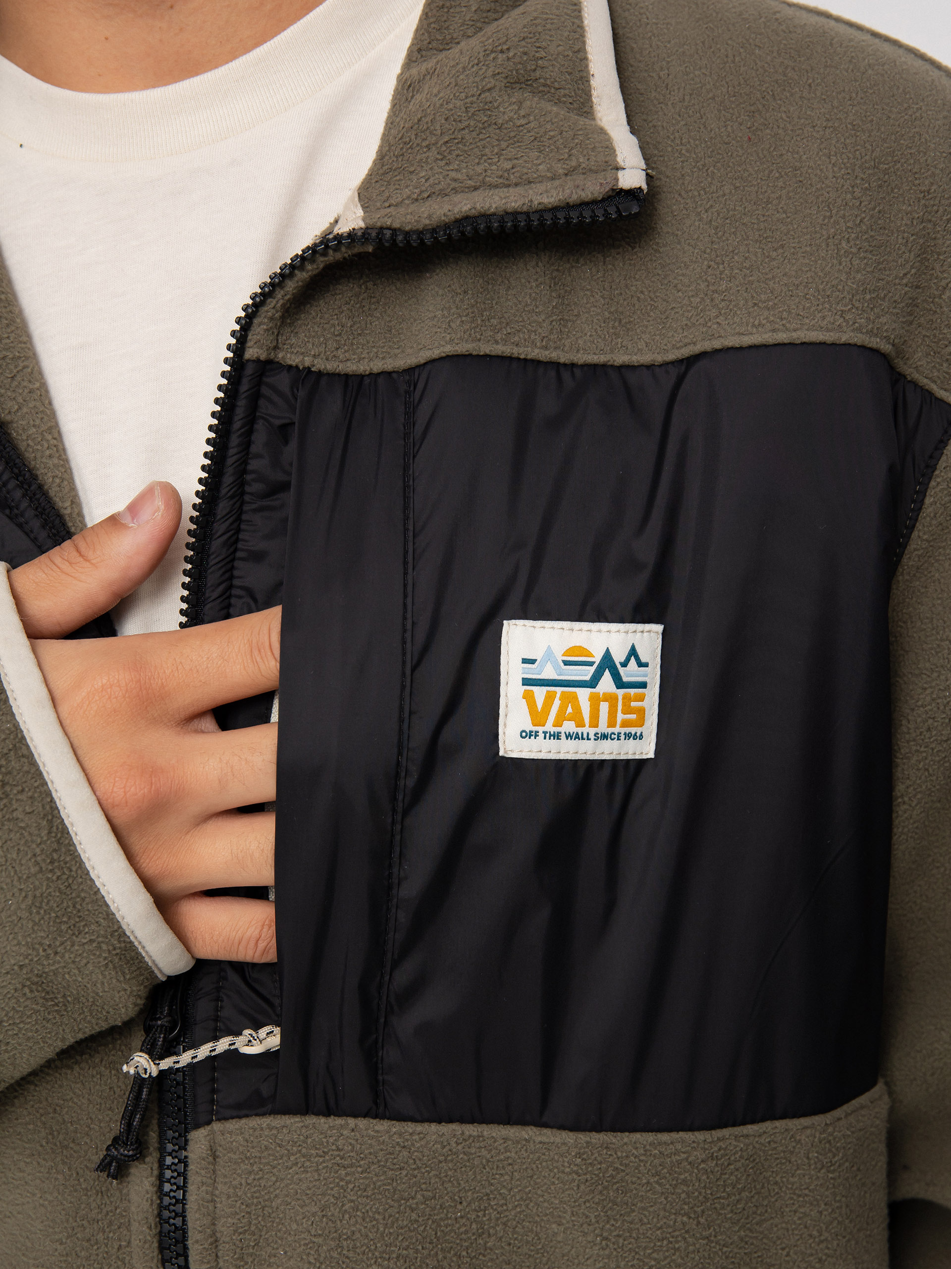 Férfi Vans Mt Full Zip Polár pulóver (grape leaf/black)