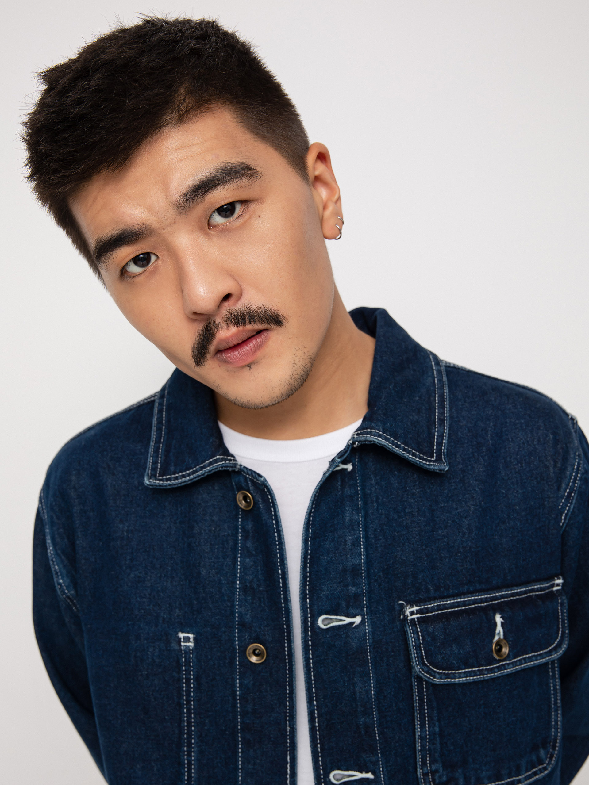 Vans Drill Chore Coat Denim Dzseki (midnight rinse)