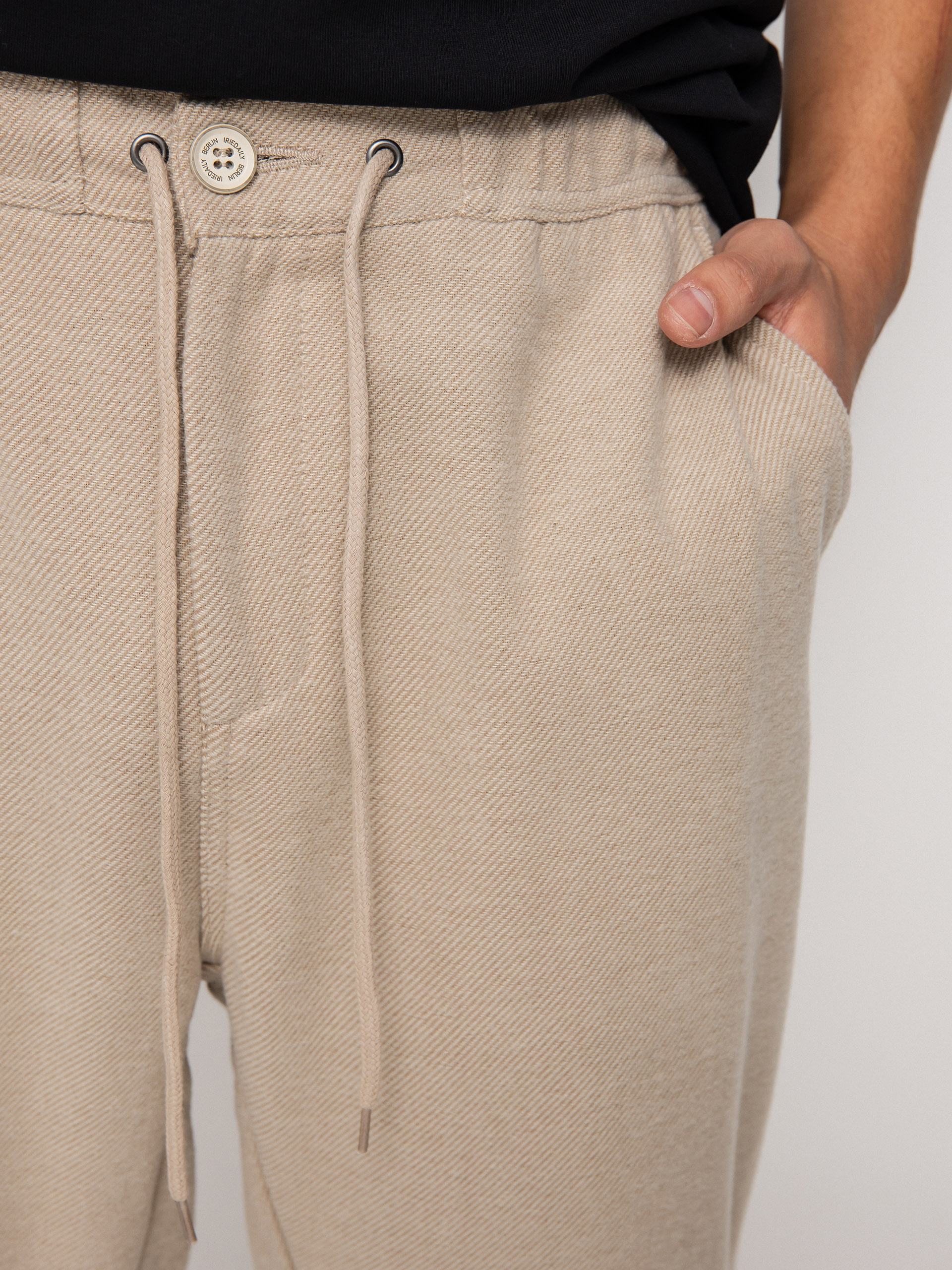 Iriedaily Samuel Flannel Kisnadrág (beige)