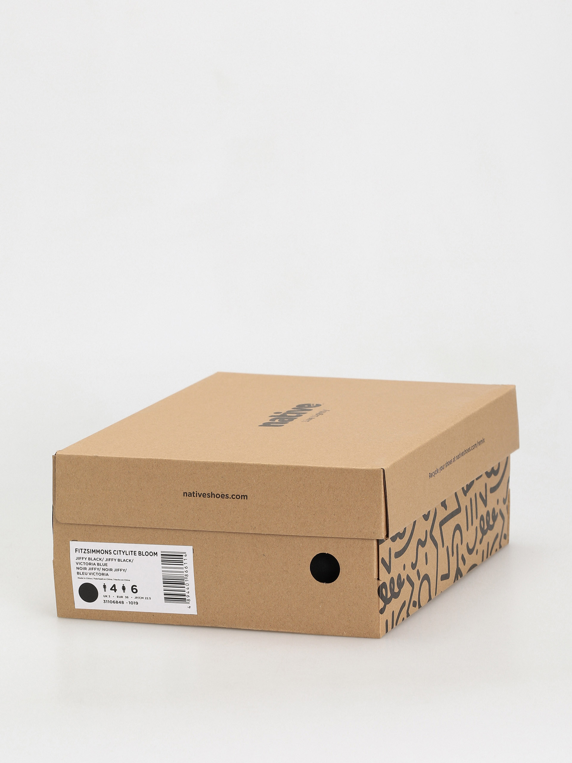 Native Fitzsimmons Citylite Téli cipők (jiffy black/jiffy black/victoria blue)