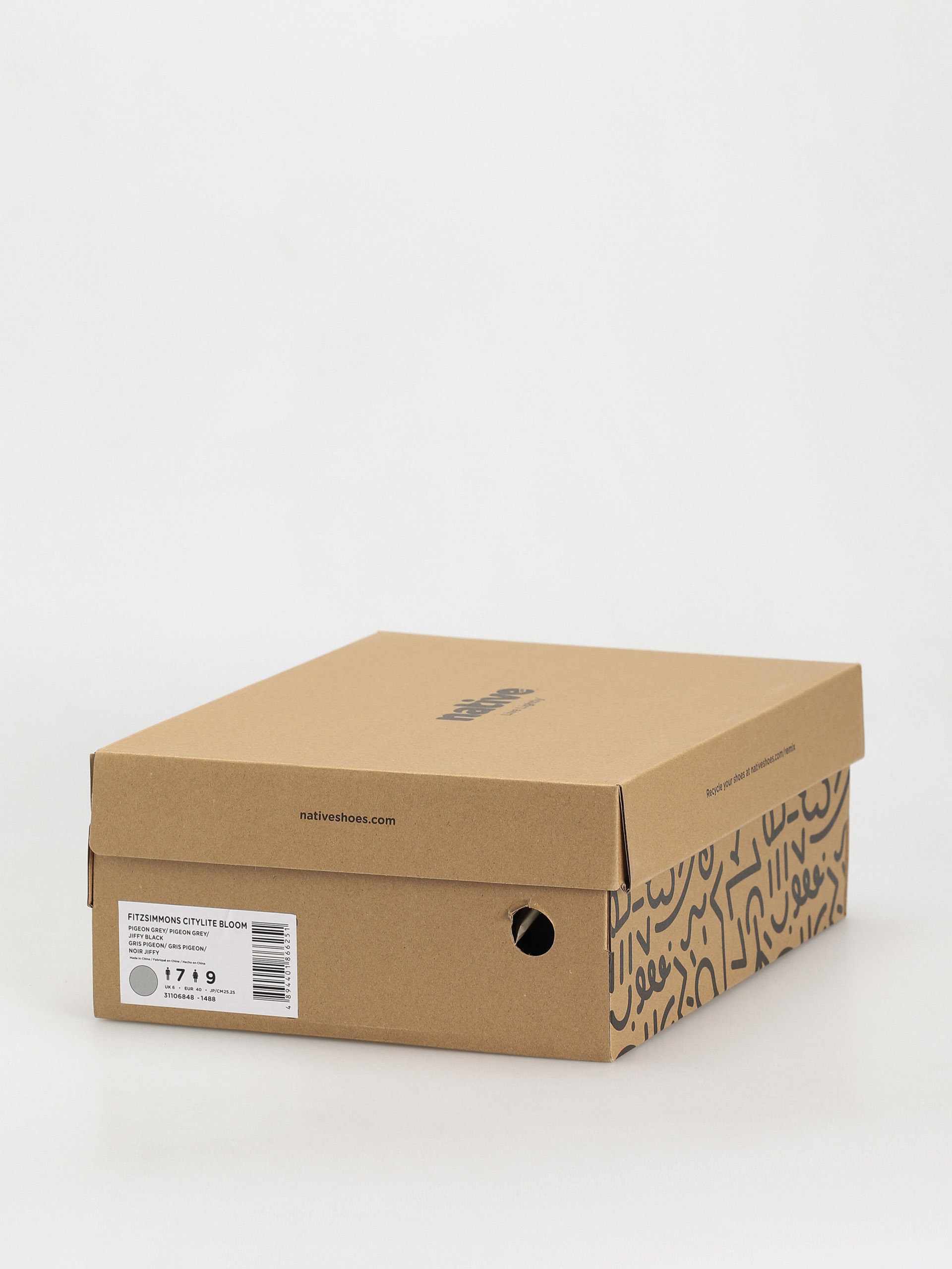 Native Fitzsimmons Citylite Téli cipők (pigeon grey/pigeon grey/jiffy black)