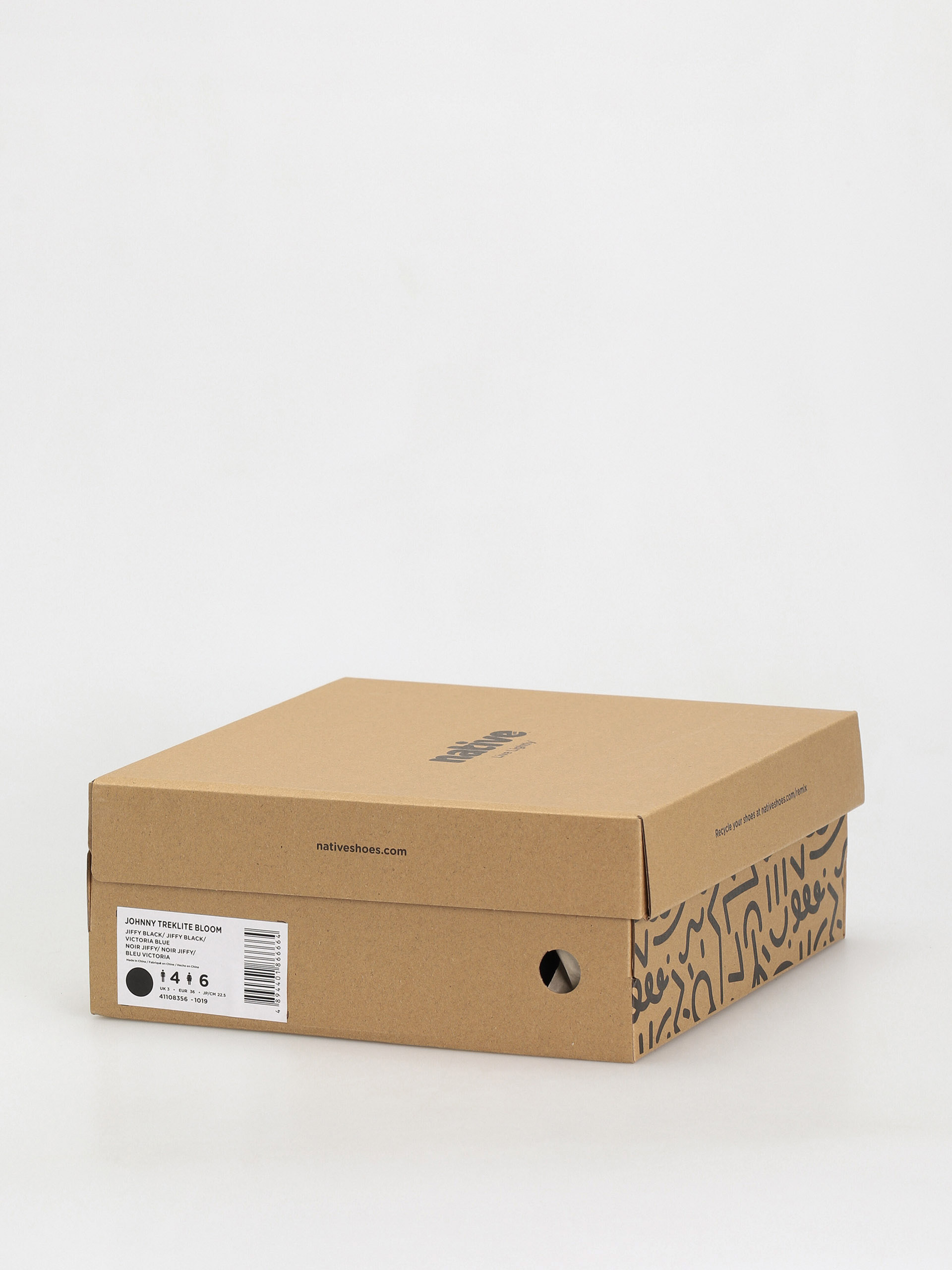 Native Johnny Treklite Téli cipők (jiffy black/jiffy black/victoria blue)