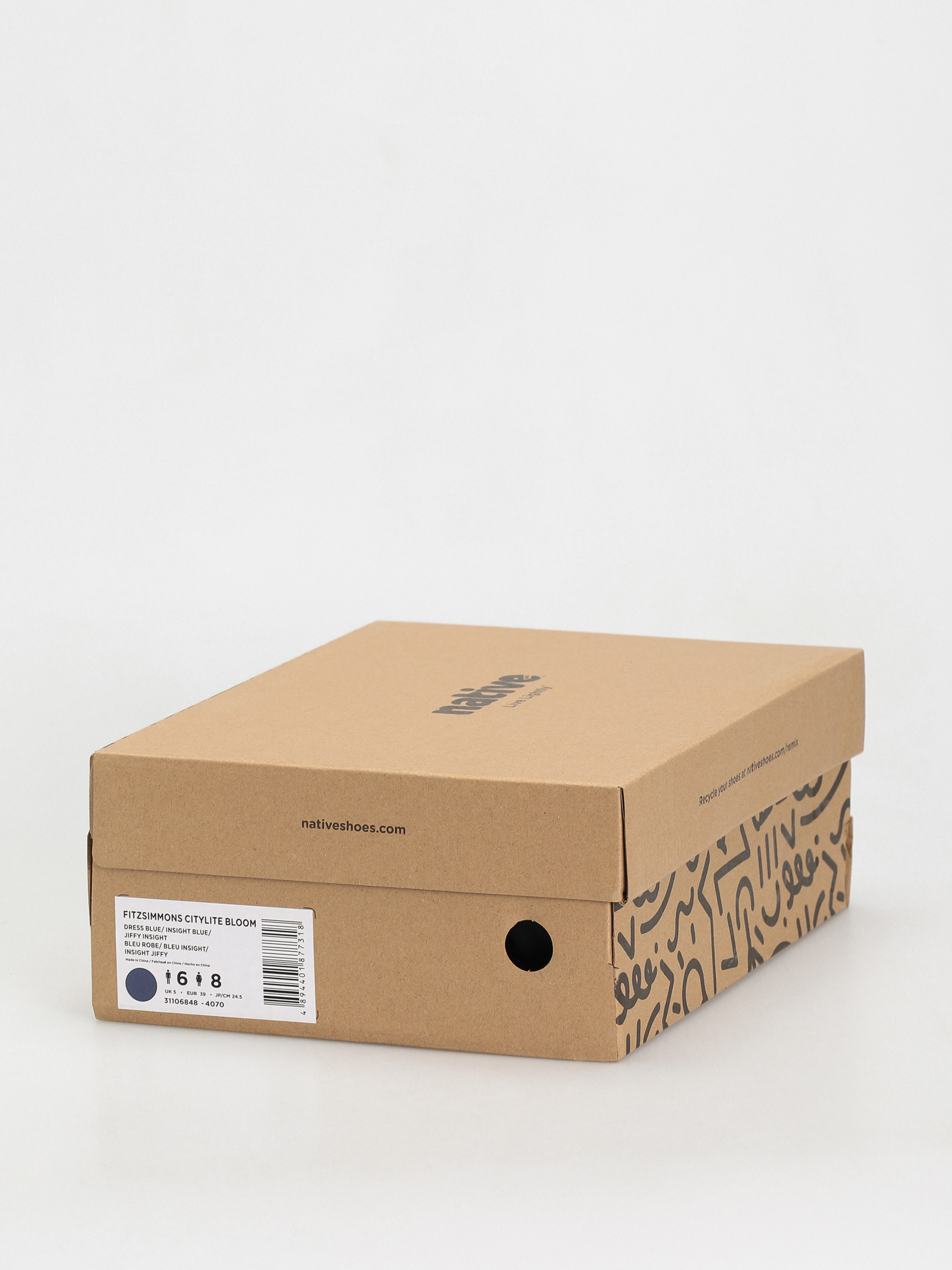 Native Fitzsimmons Citylite Téli cipők (dress blue/insight blue/jiffy black insight blue laces)