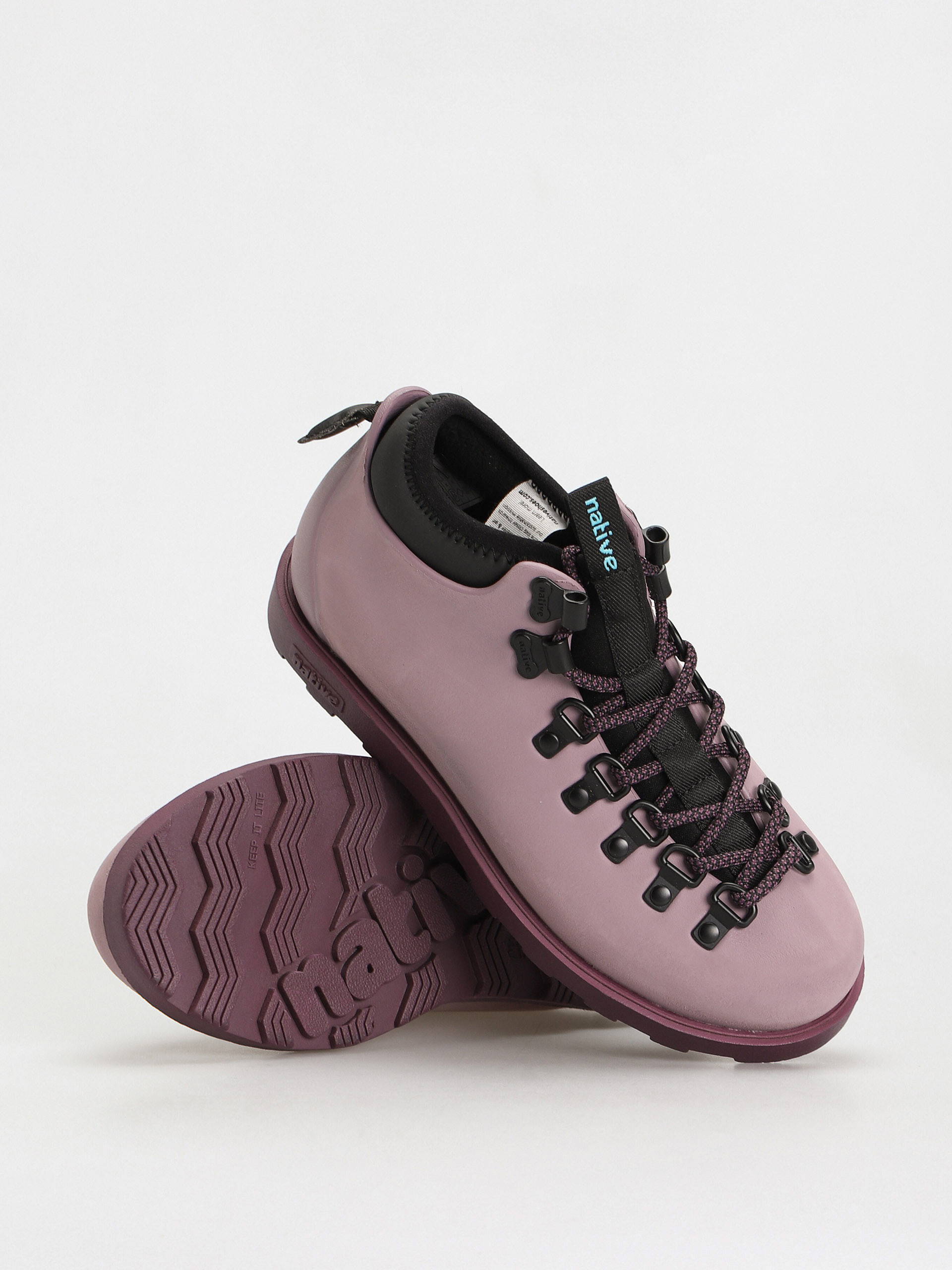 Native Fitzsimmons Citylite Téli cipők (wildflower purple/vino purple/jiffy black/vino purple laces)