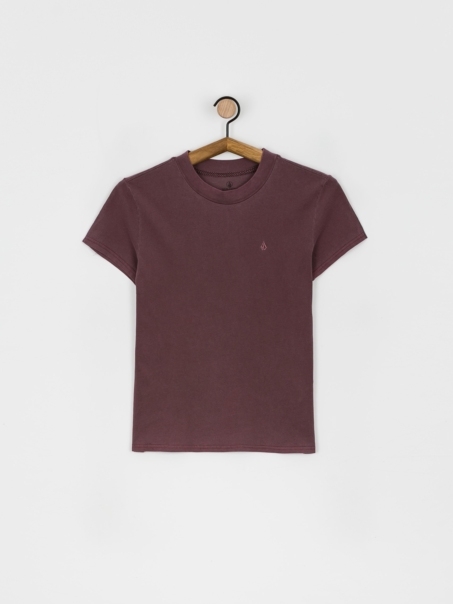 Volcom Solid Stone Emb póló Wmn (burgundy)