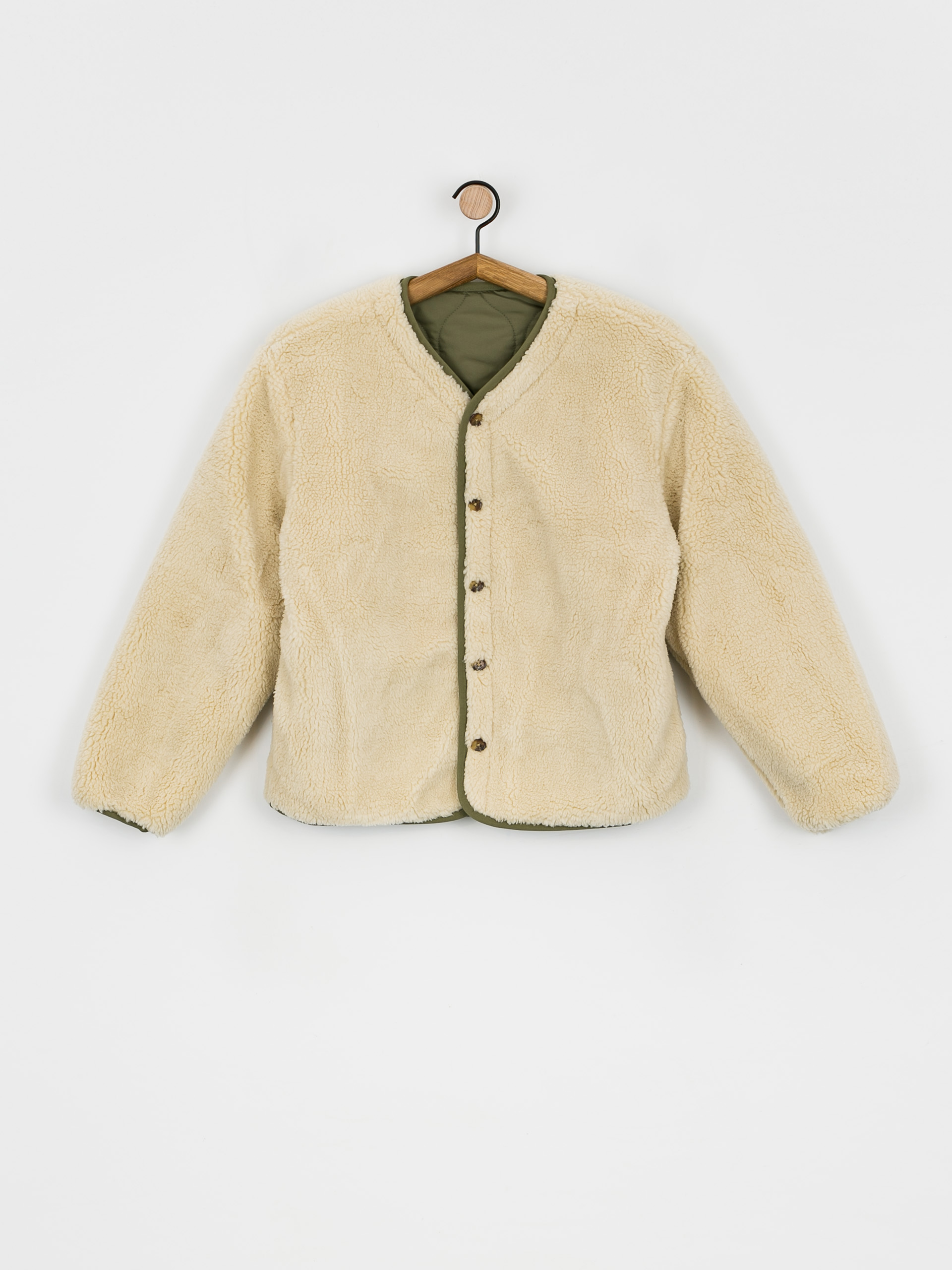 Brixton Sherpa Reversible Padded Dzseki Wmn (military olive)