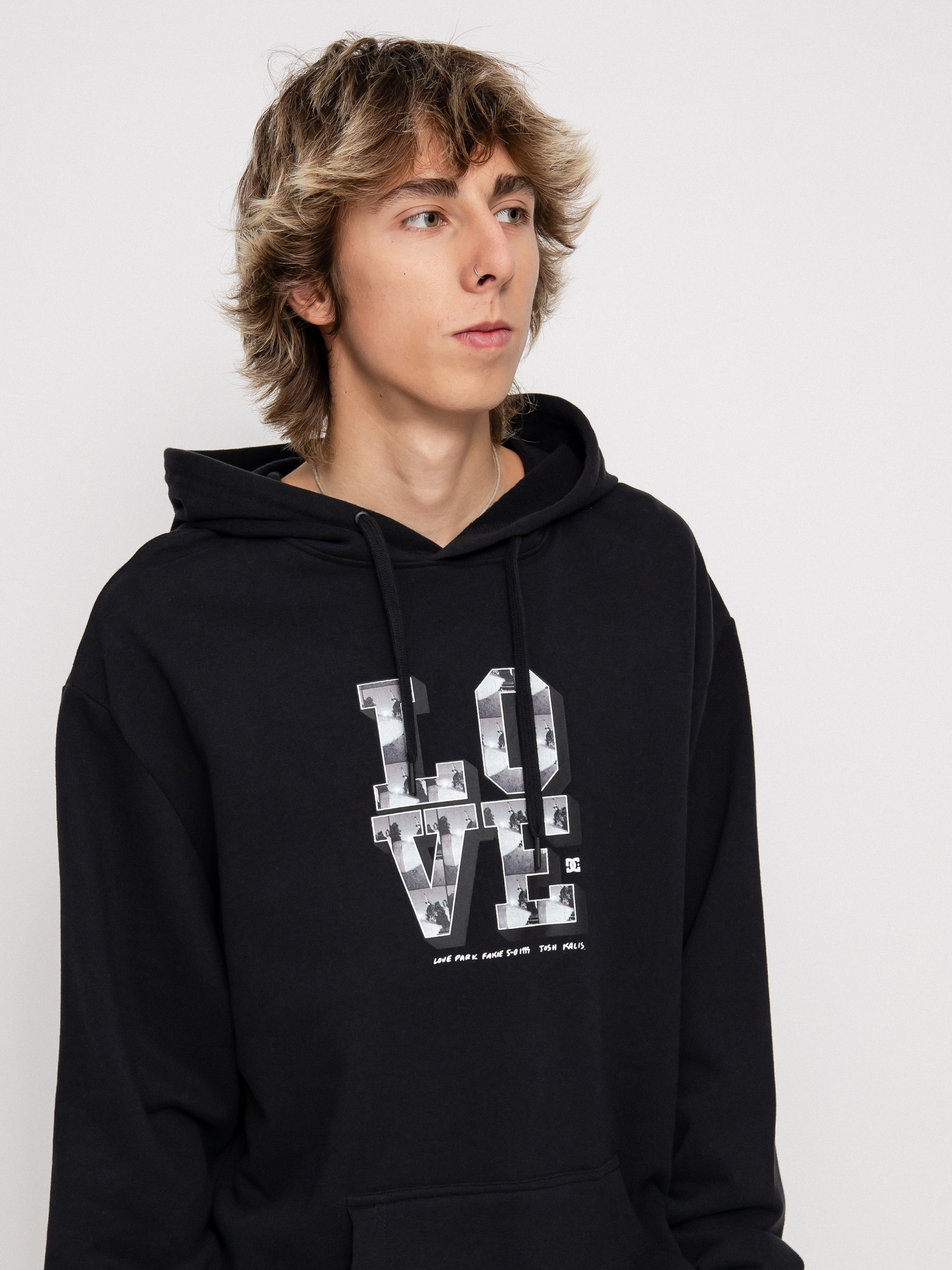 DC Blabac Love Park Kalis HD Kapucnis pulóver (black)