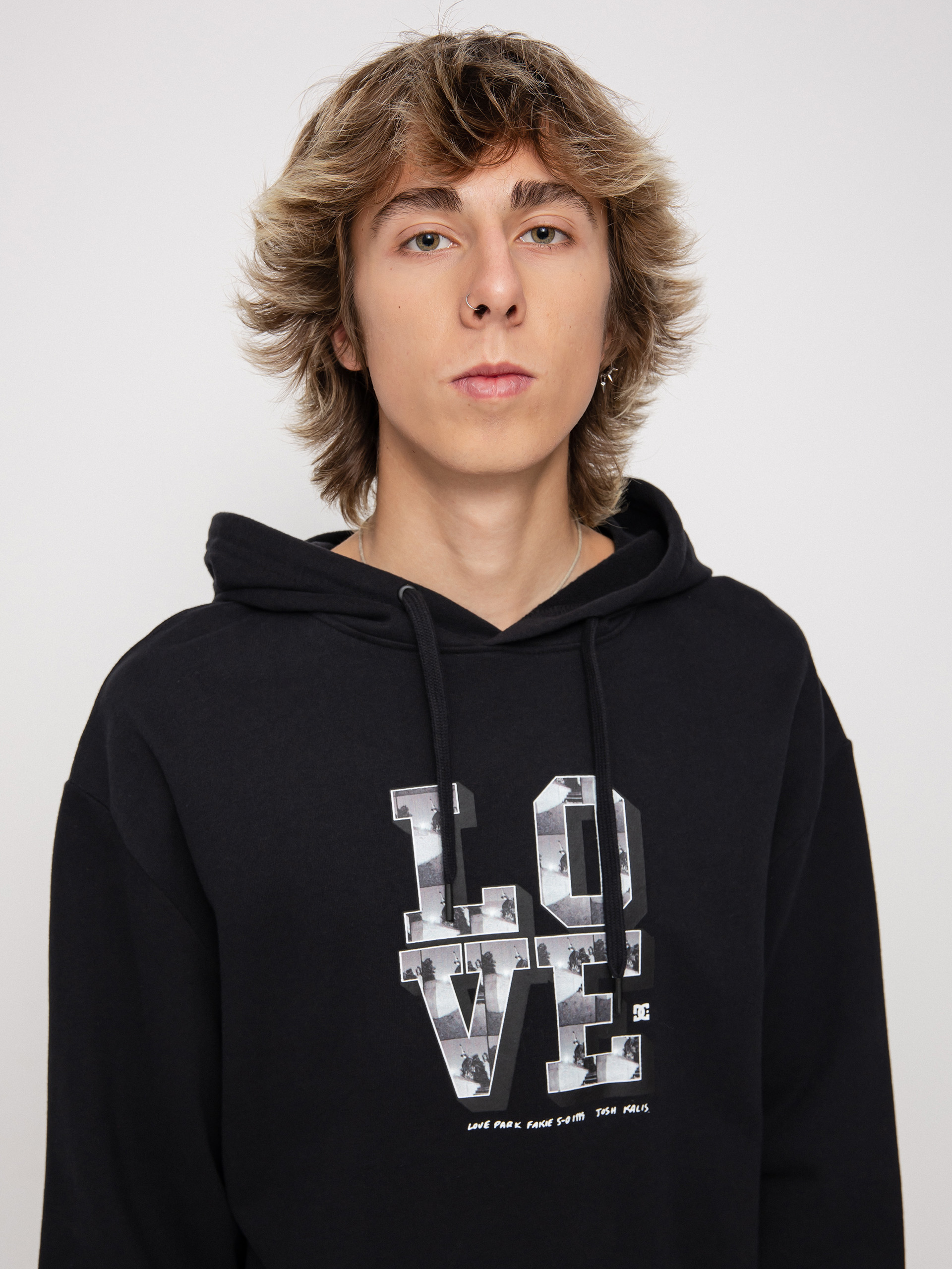 DC Blabac Love Park Kalis HD Kapucnis pulóver (black)