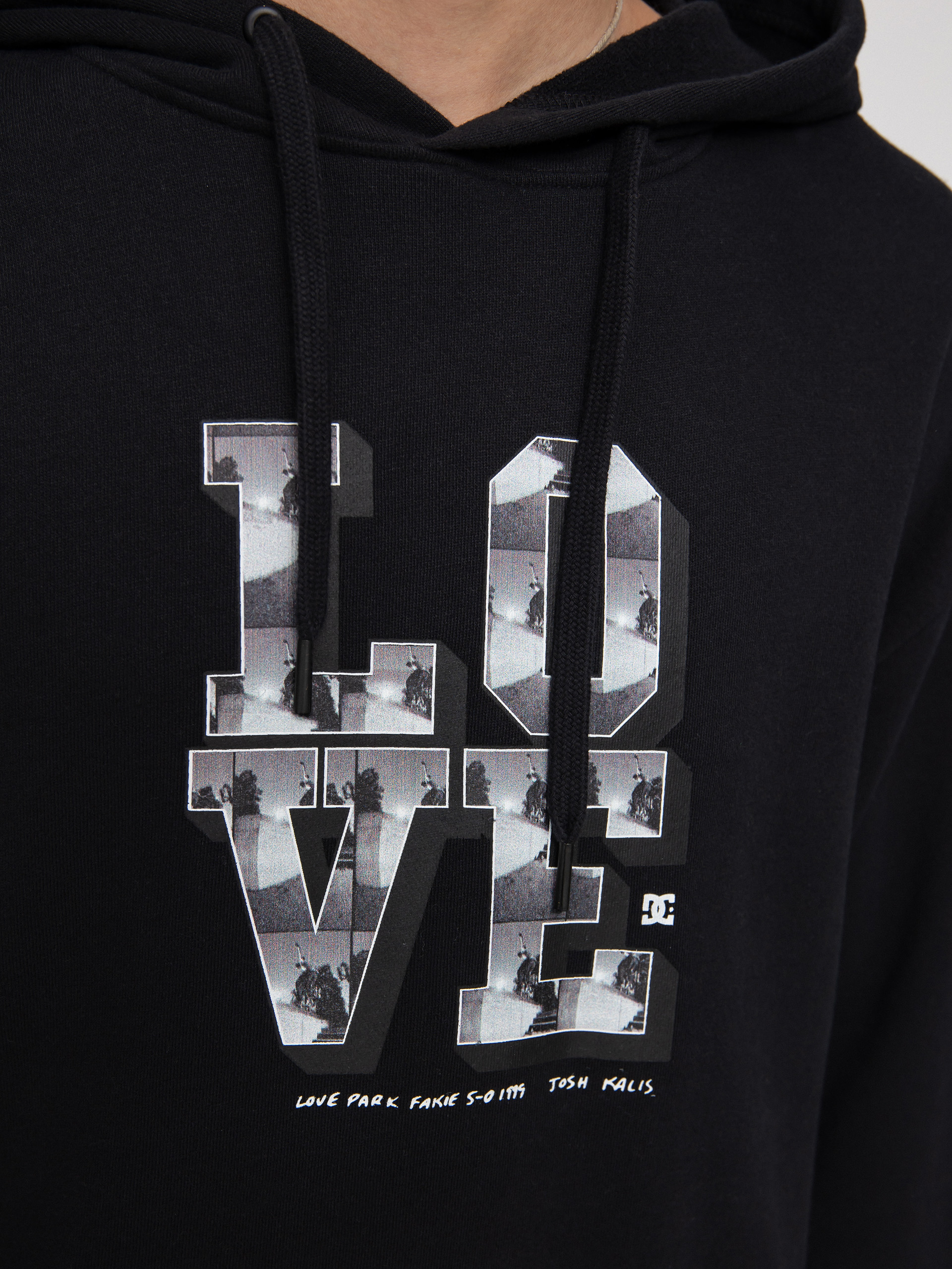 DC Blabac Love Park Kalis HD Kapucnis pulóver (black)