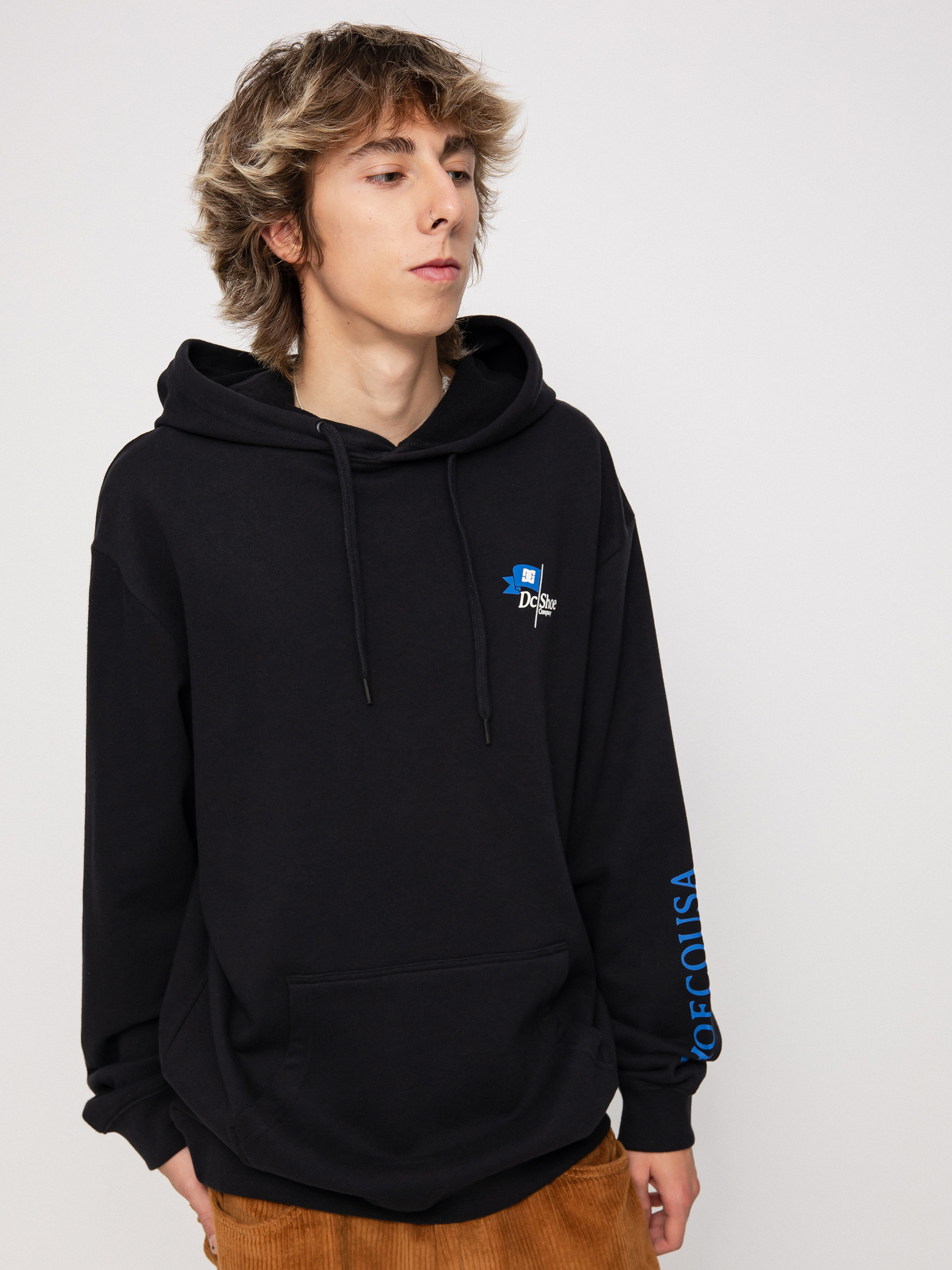 DC Flagged HD Kapucnis pulóver (black)
