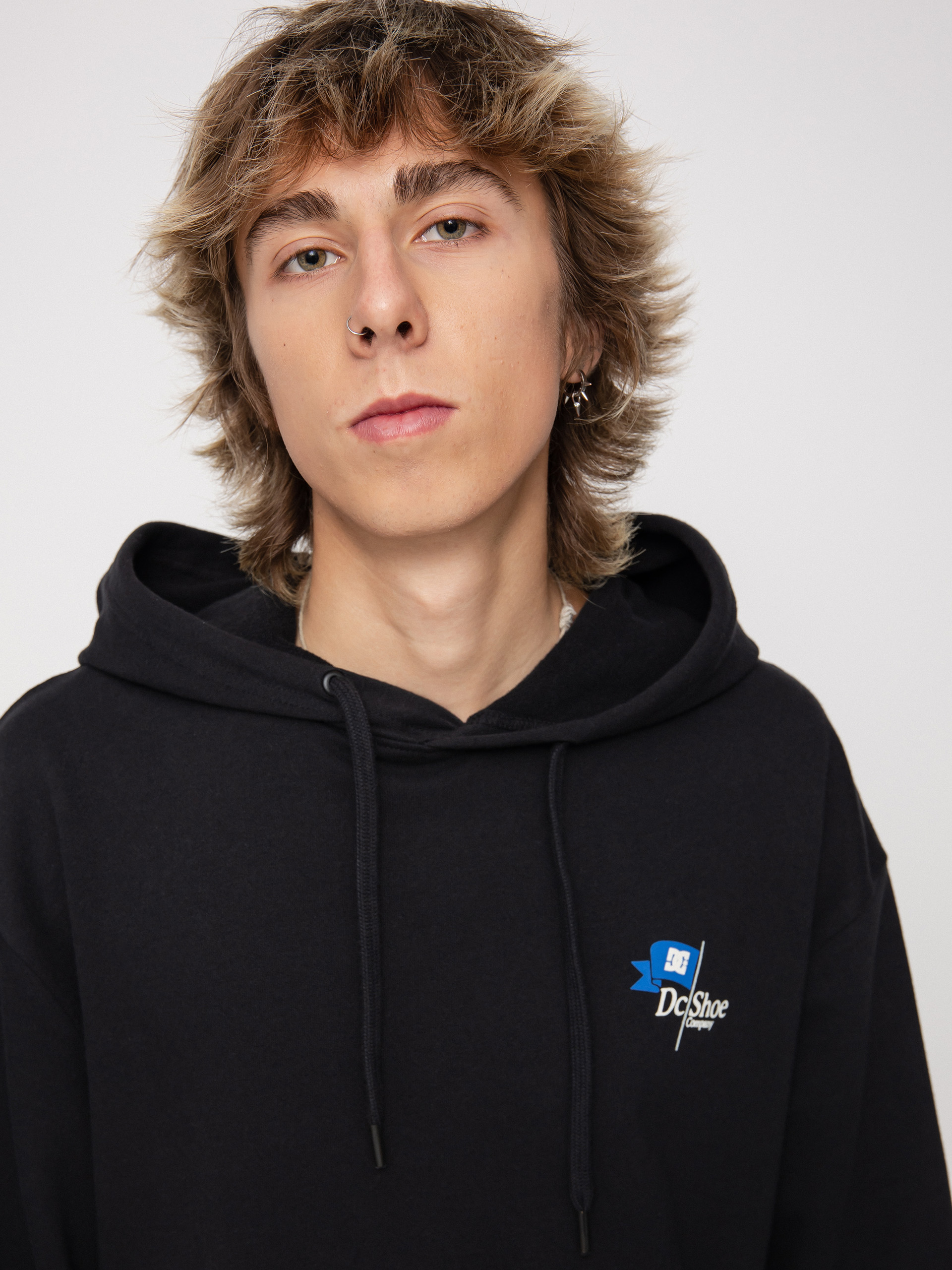 DC Flagged HD Kapucnis pulóver (black)