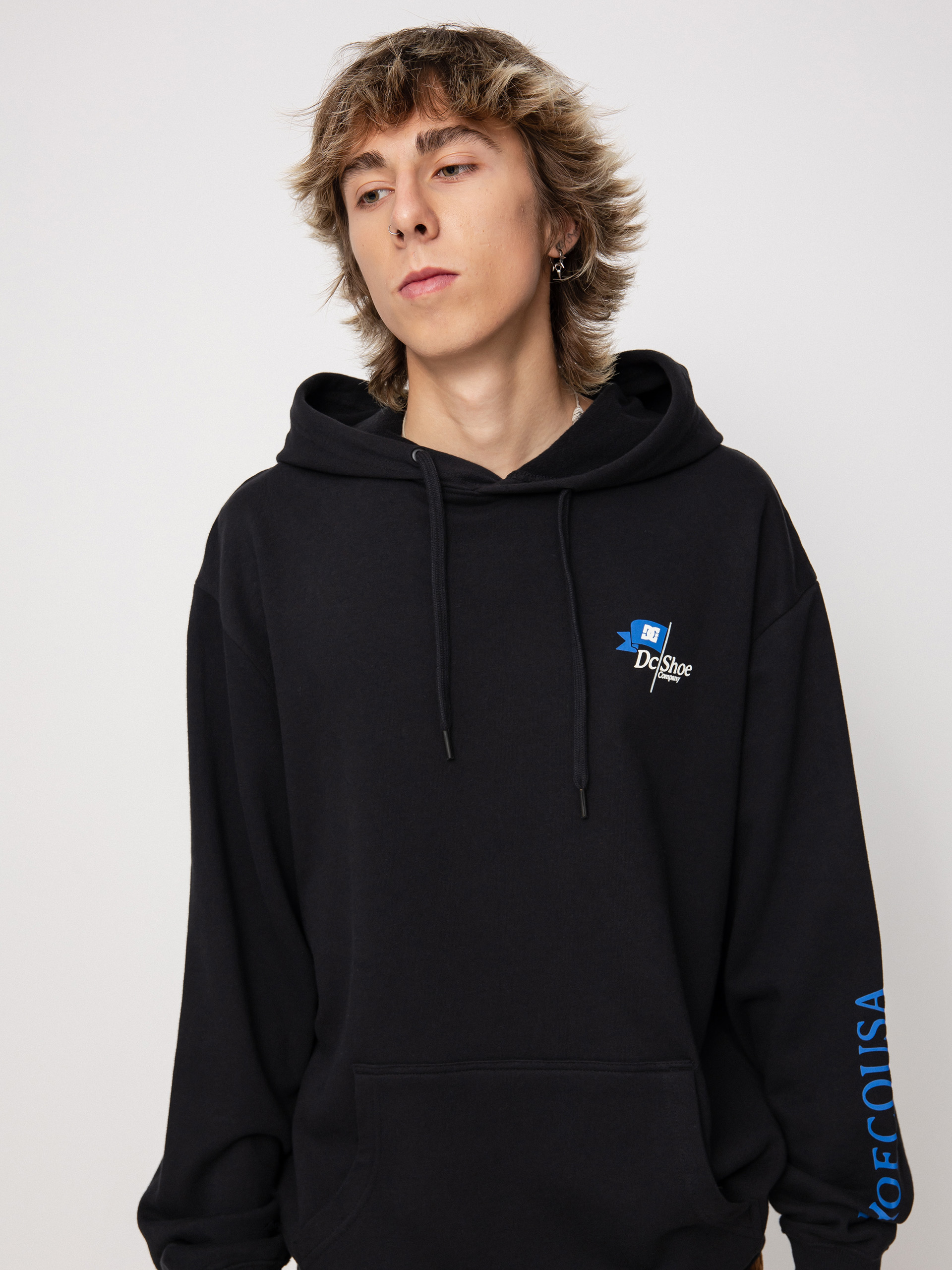 DC Flagged HD Kapucnis pulóver (black)