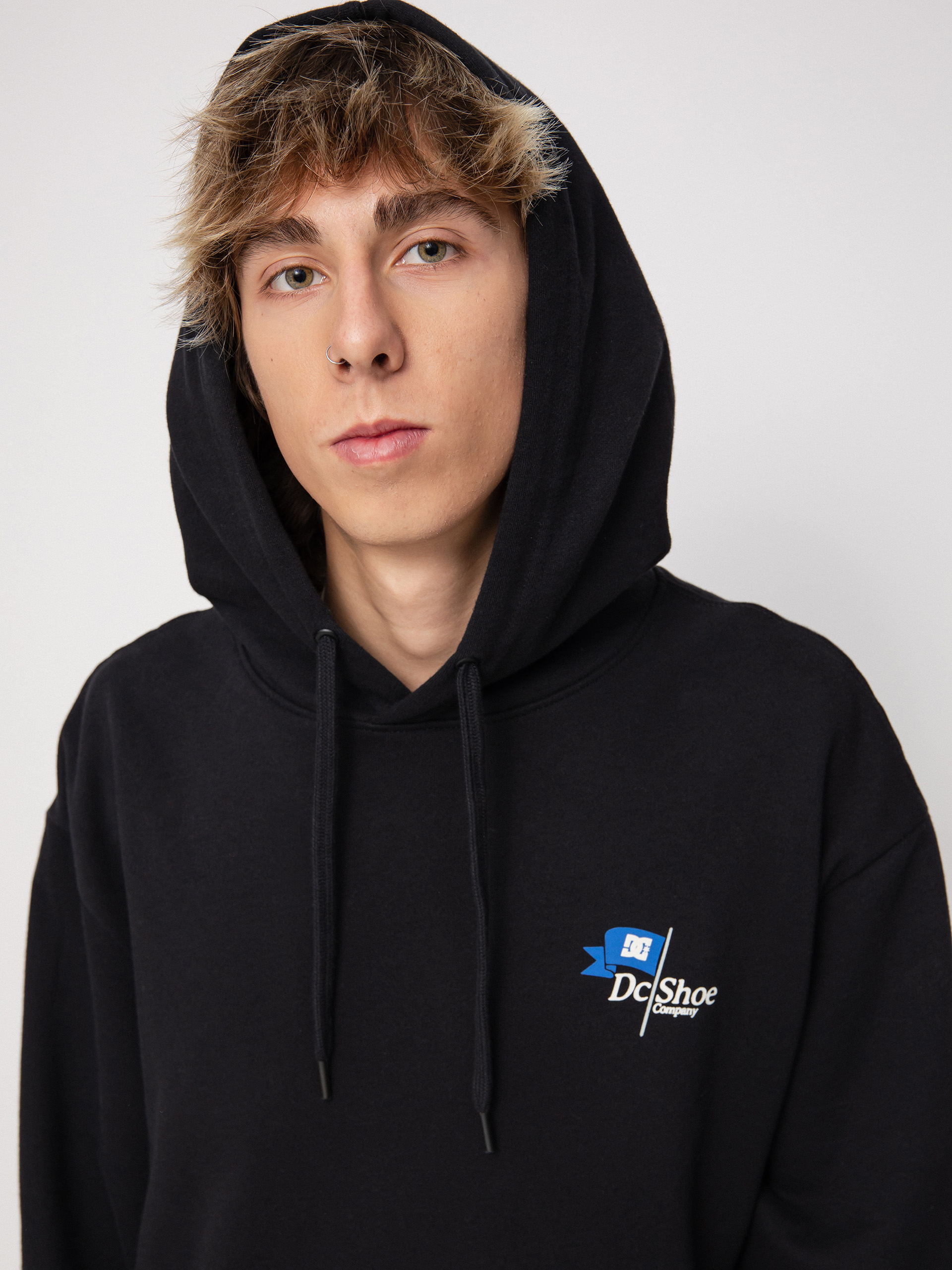 DC Flagged HD Kapucnis pulóver (black)