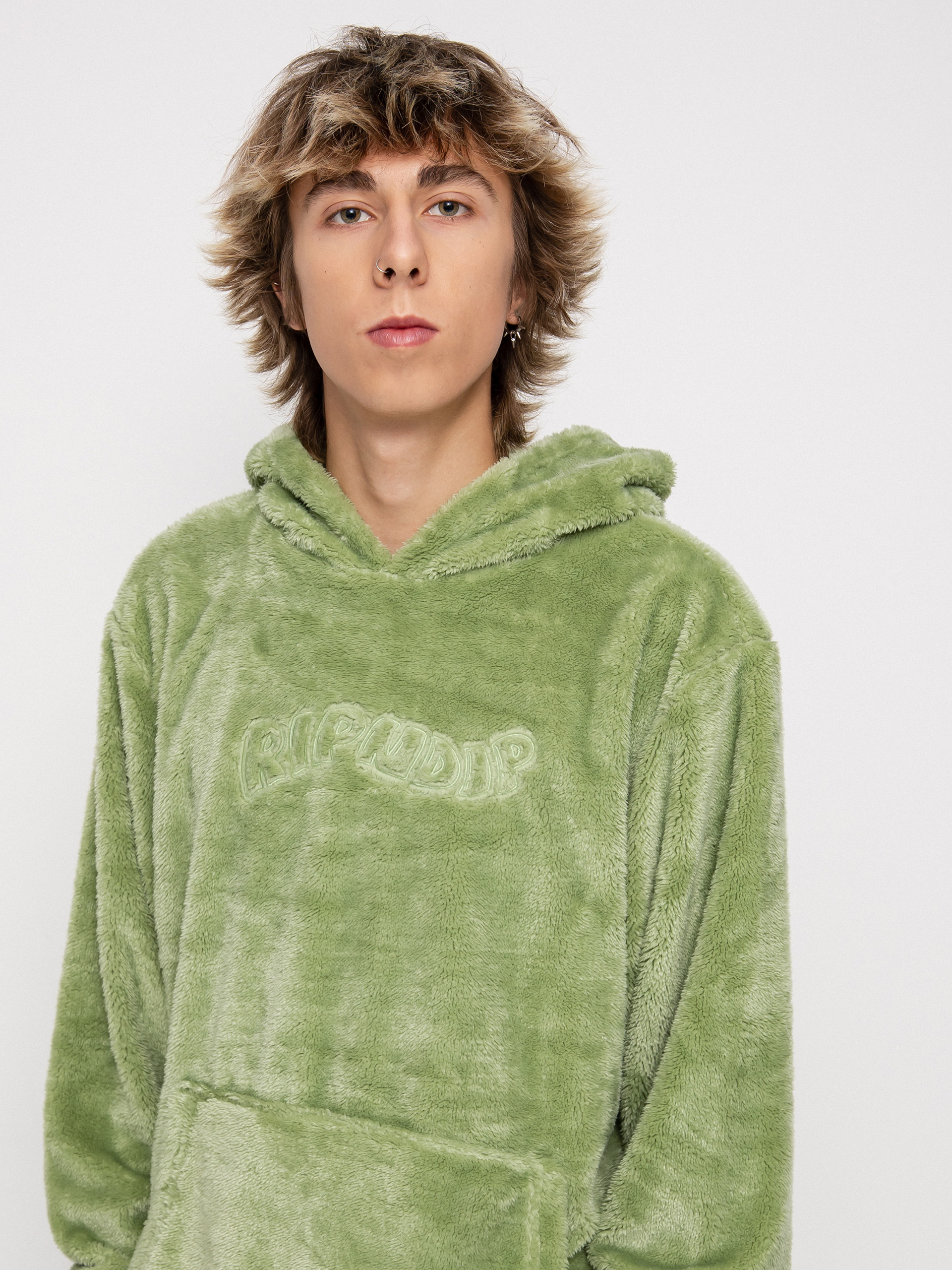 RipNDip Waves Sherpa HD Kapucnis pulóver (pistachio)