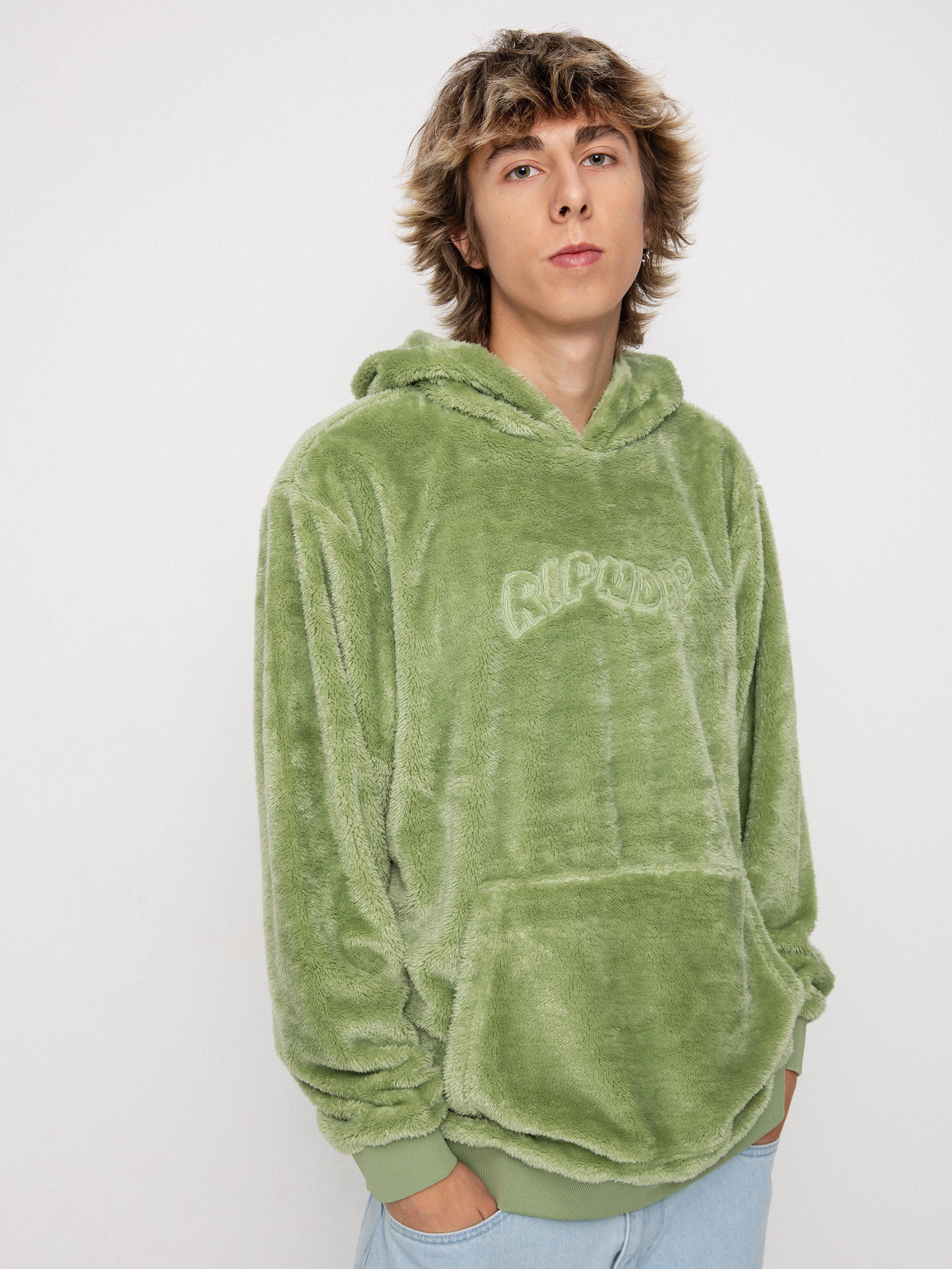 RipNDip Waves Sherpa HD Kapucnis pulóver (pistachio)
