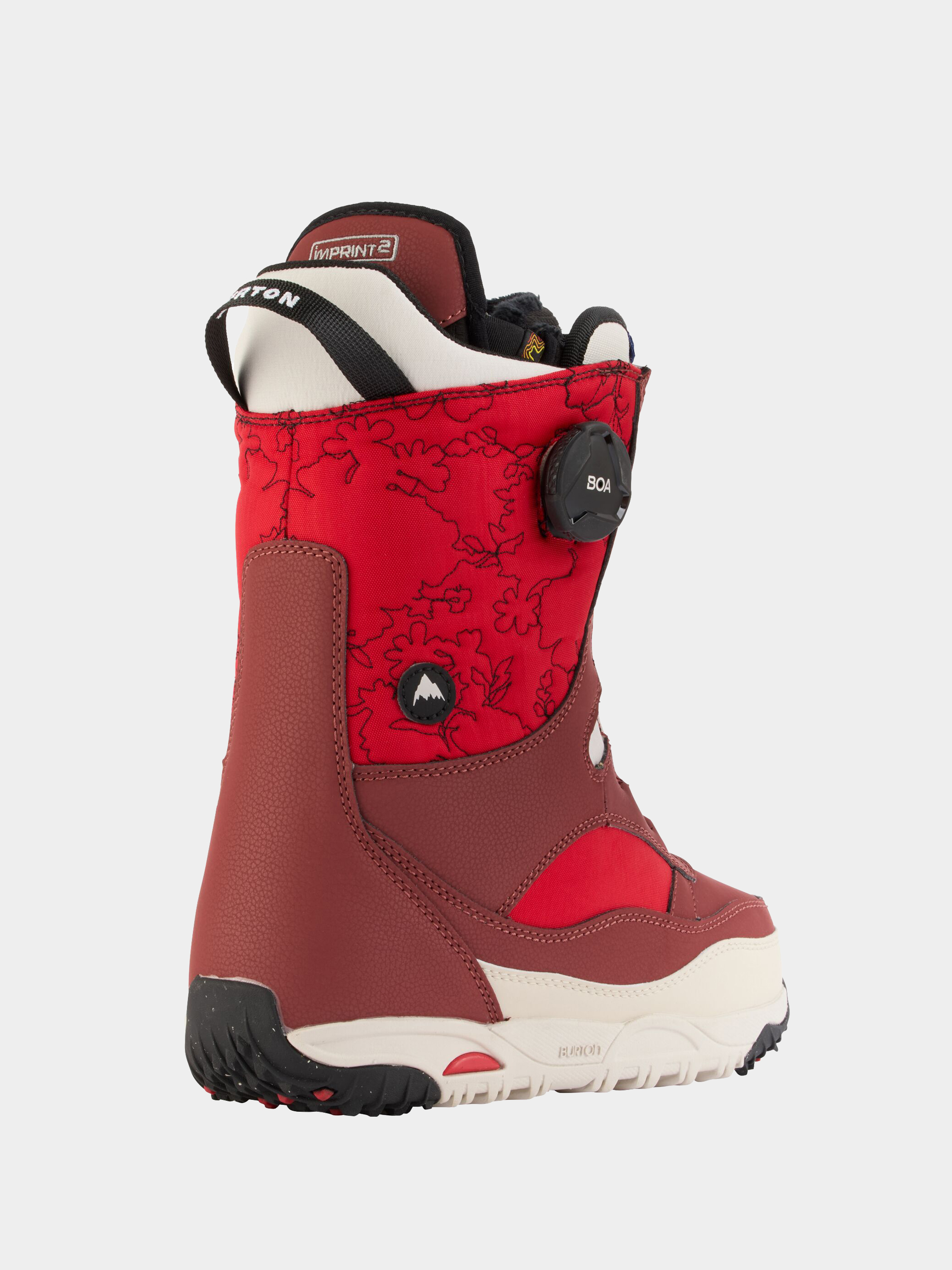 Női Burton Limelight Boa Snowboard cipők (red/stout white)
