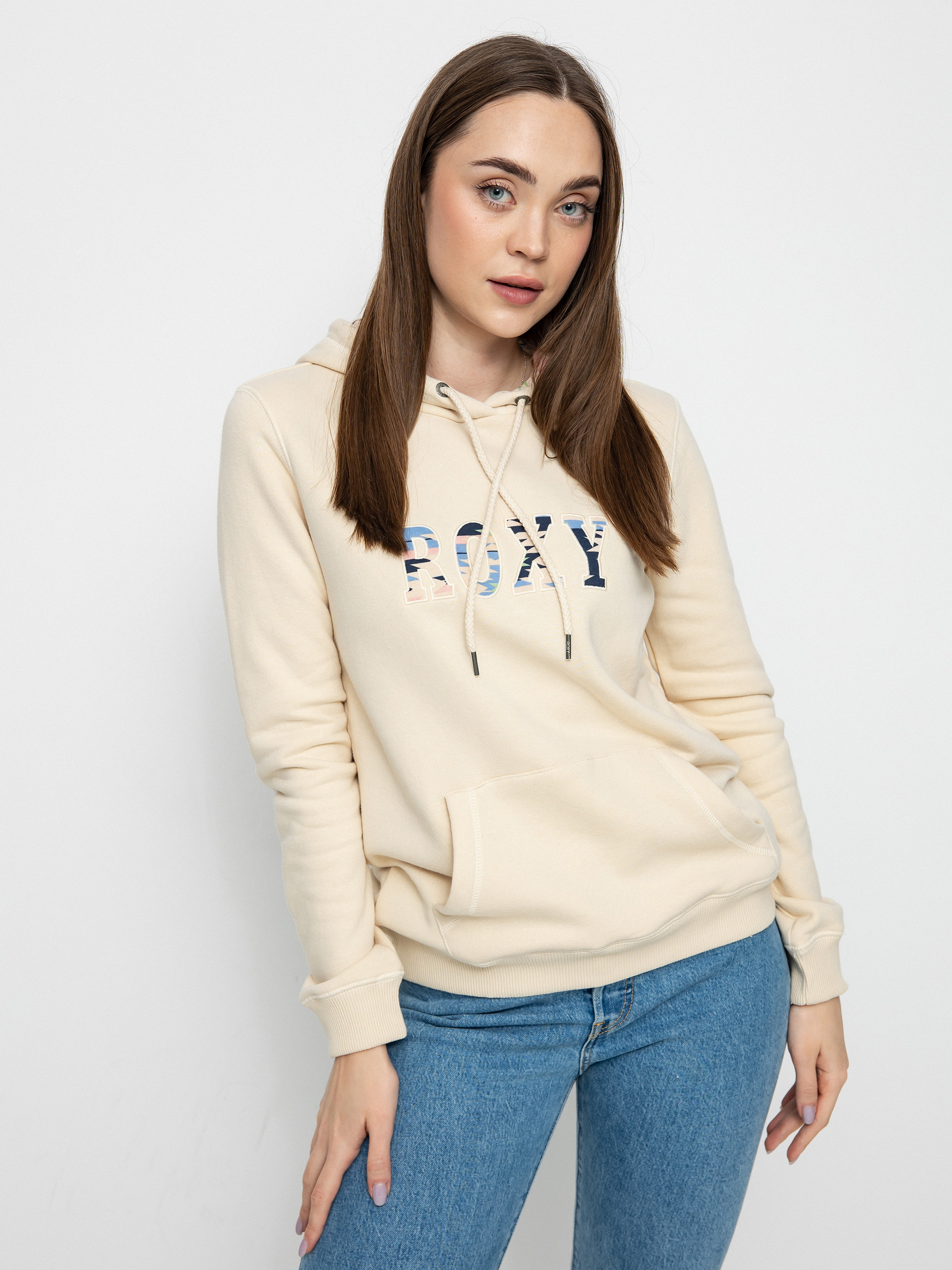 Roxy Right On Time HD Kapucnis pulóver Wmn (tapioca)