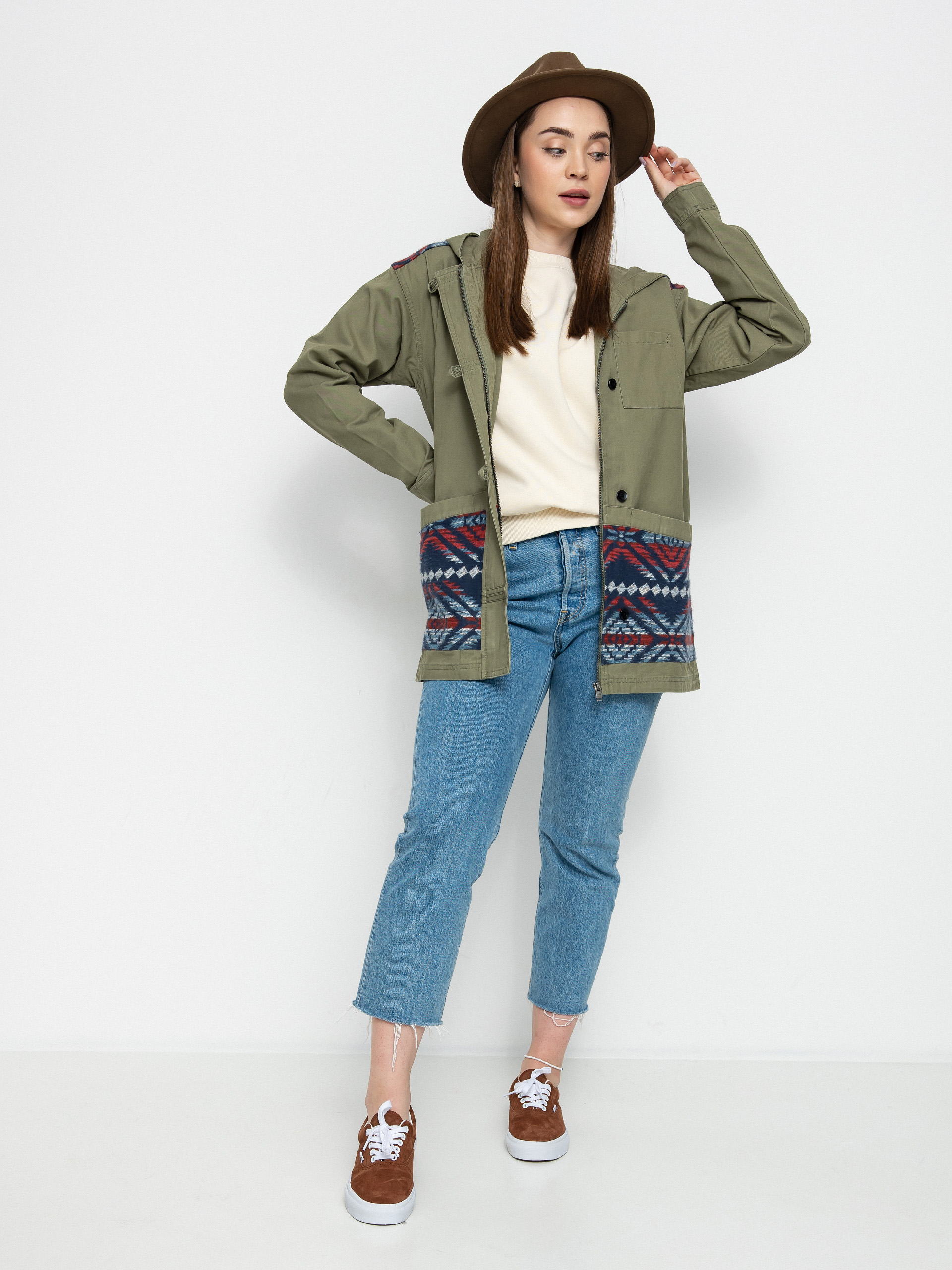 Roxy Caught Inside Dzseki Wmn (deep lichen green)