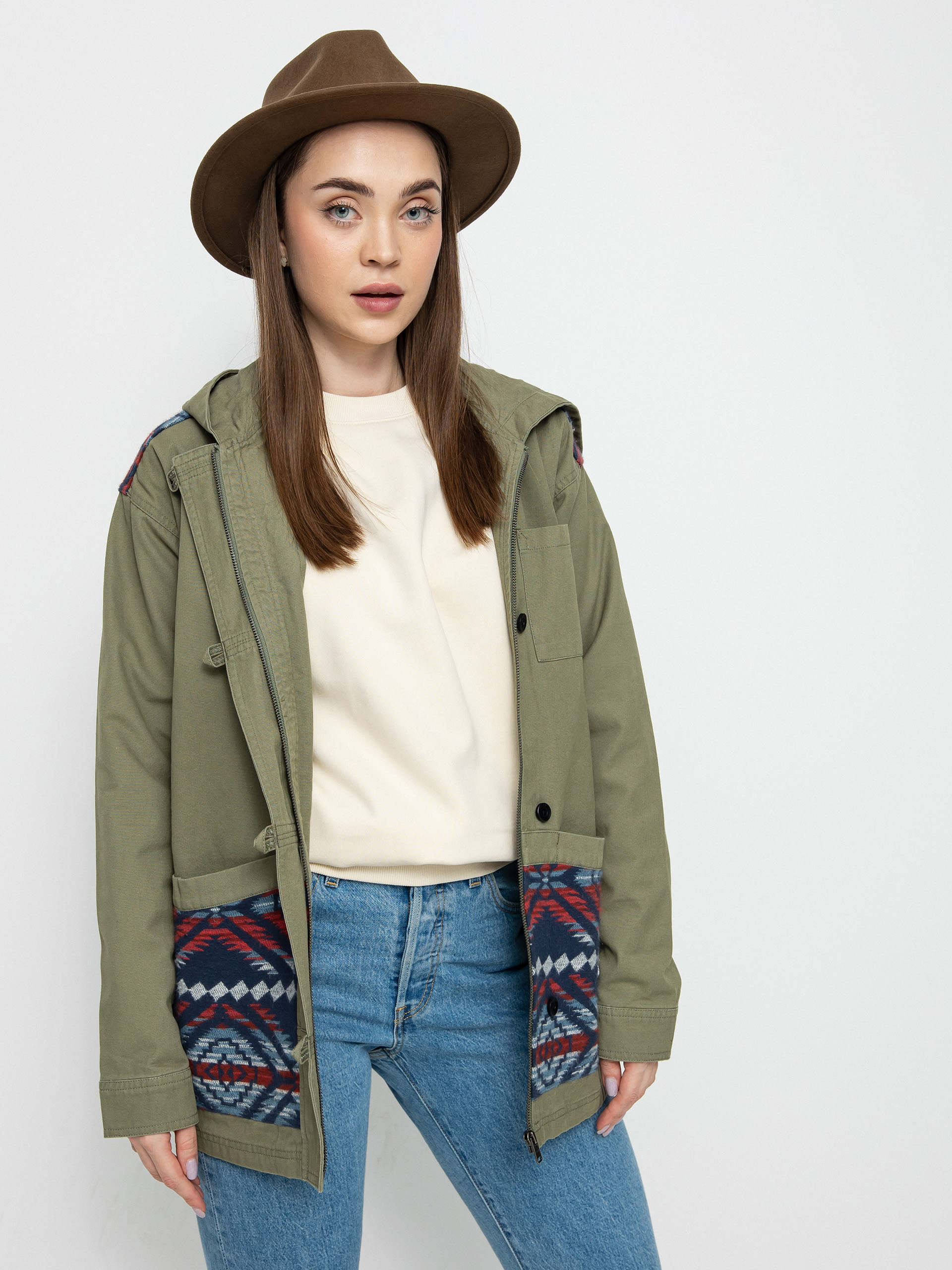 Roxy Caught Inside Dzseki Wmn (deep lichen green)